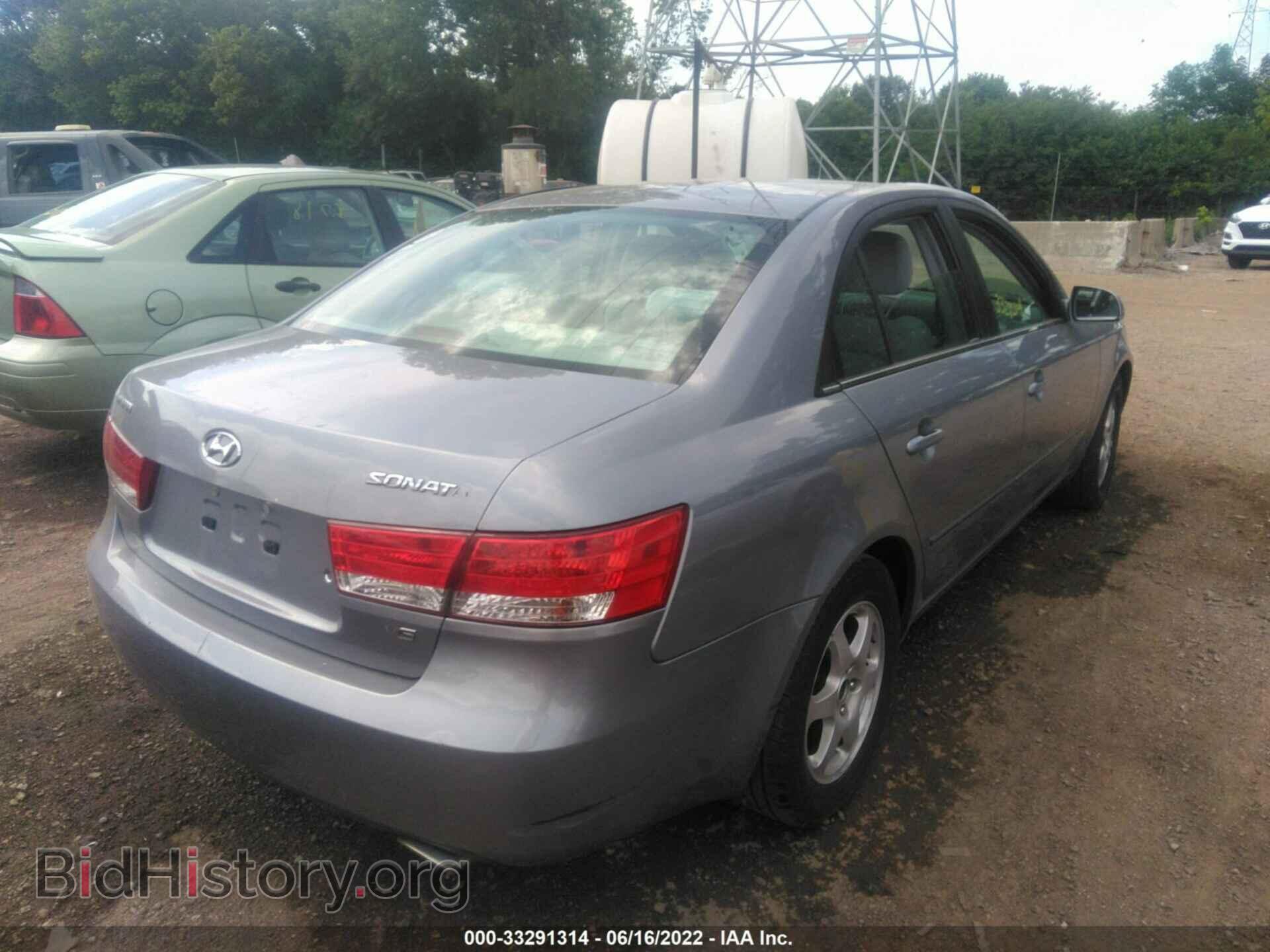 2007 HYUNDAI SONATA - VIN: 5NPEU46F87H155308 - Фото 4