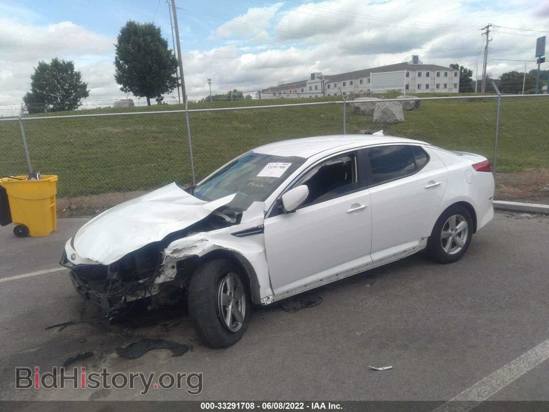 2015 KIA OPTIMA - VIN: KNAGM4A77F5606538 - Фото 2