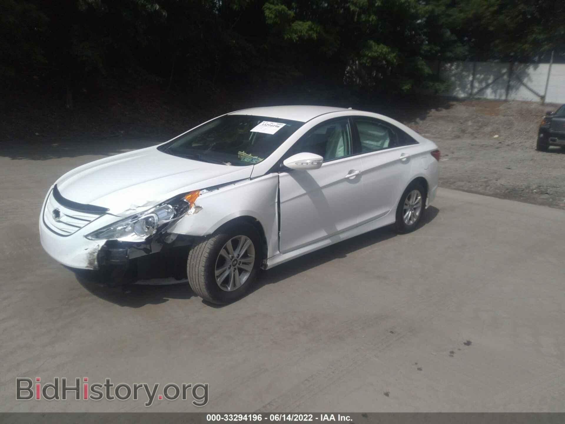 2014 HYUNDAI SONATA - VIN: 5NPEB4AC6EH865663 - Photo 2