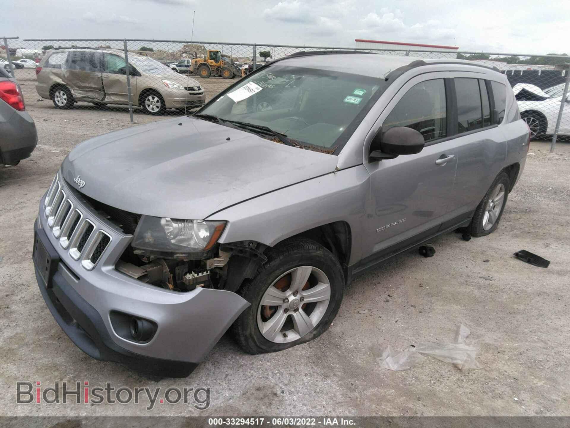 2016 JEEP COMPASS - VIN: 1C4NJDBB7GD671015 - Фото 2