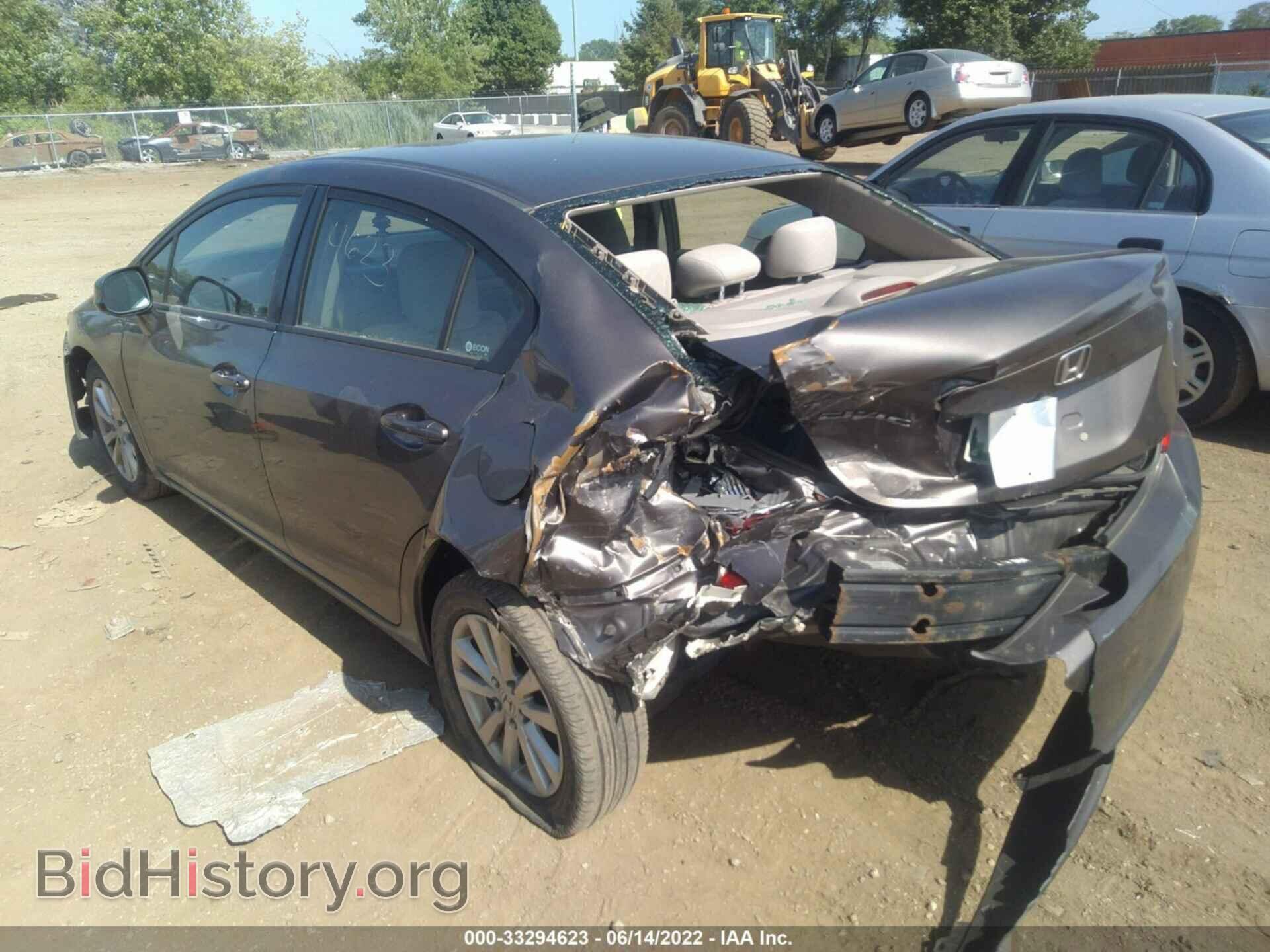 2012 HONDA CIVIC SDN - VIN: 19XFB2F80CE020032 - Фото 3