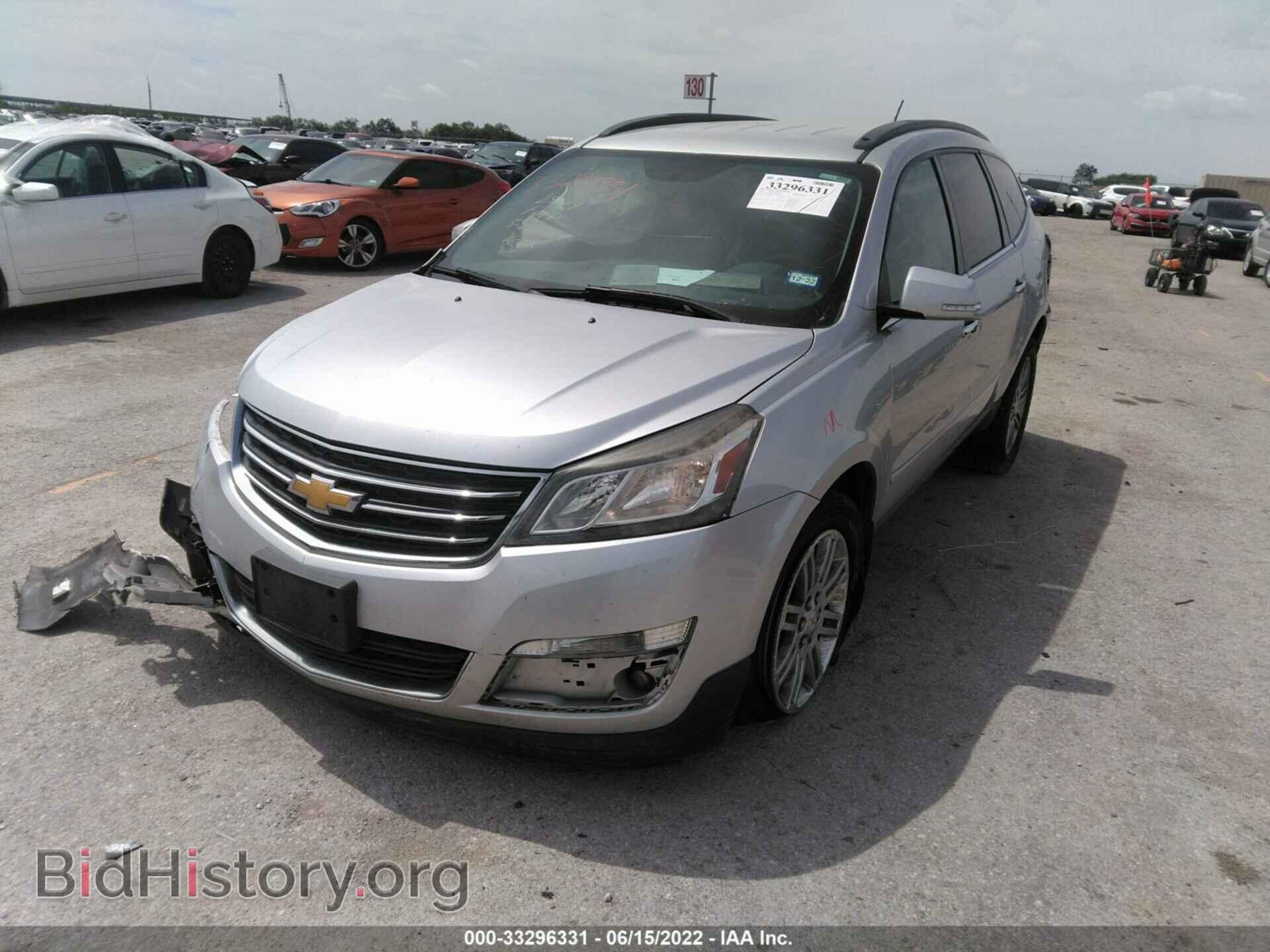 2015 CHEVROLET TRAVERSE - VIN: 1GNKRGKD8FJ243217 - Фото 2