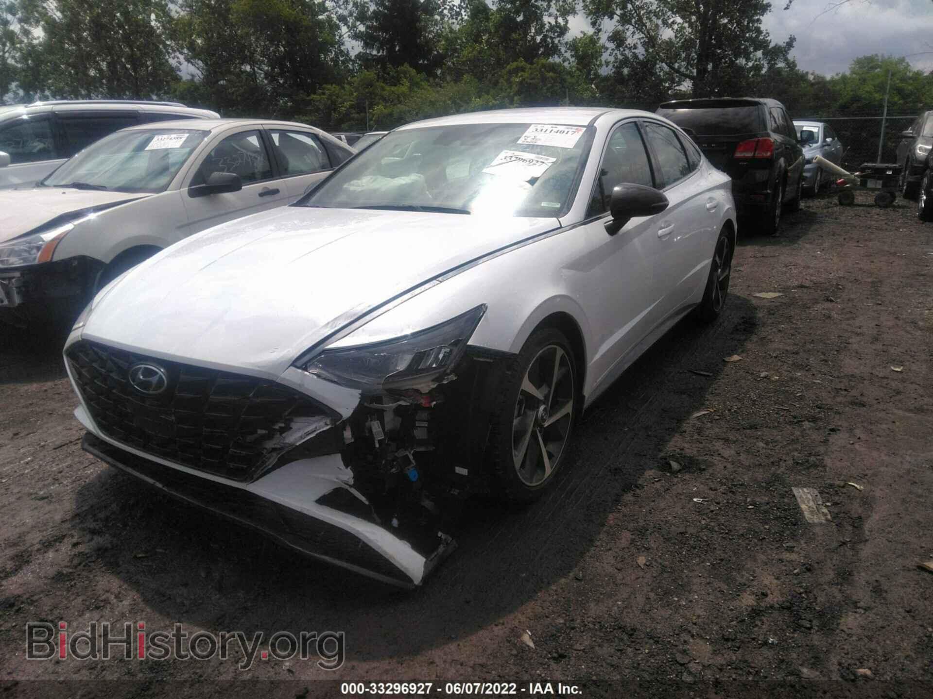 2021 HYUNDAI SONATA - VIN: 5NPEJ4J20MH082539 - Фото 2