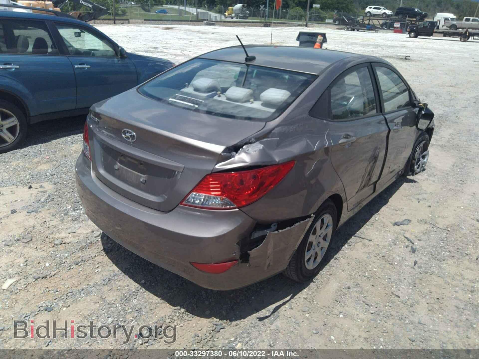 2013 HYUNDAI ACCENT - VIN: KMHCT4AE6DU451109 - Фото 4