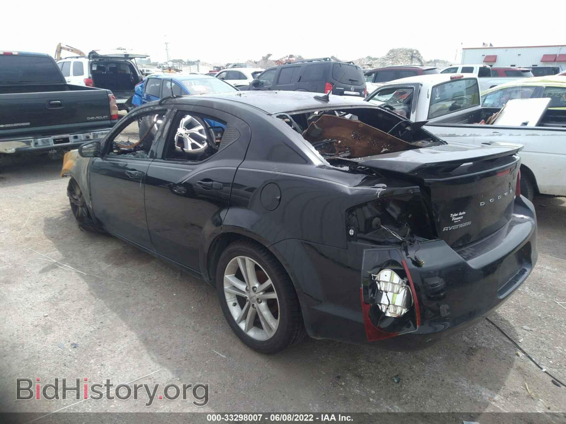 2012 DODGE AVENGER - VIN: 1C3CDZCB1CN253455 - Фото 3