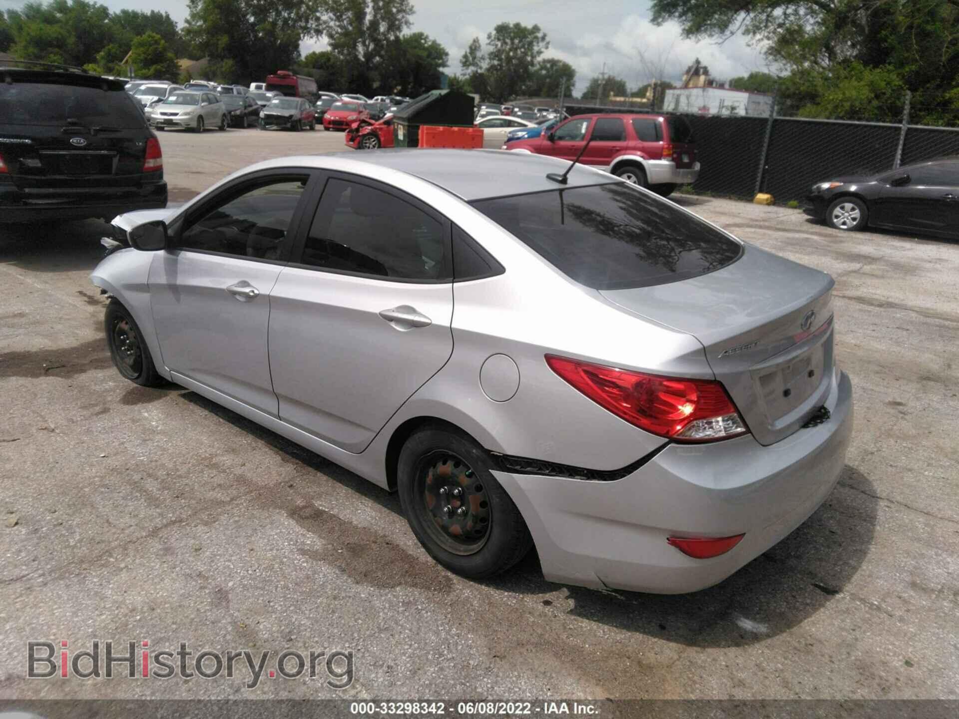 2014 HYUNDAI ACCENT - VIN: KMHCT4AE9EU702786 - Фото 3