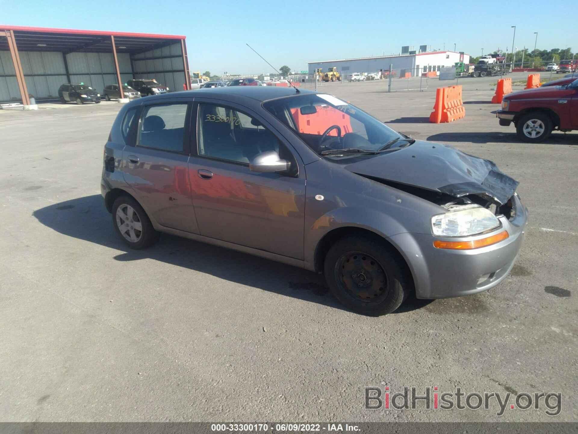 Photo KL1TD666X6B626353 - CHEVROLET AVEO 2006