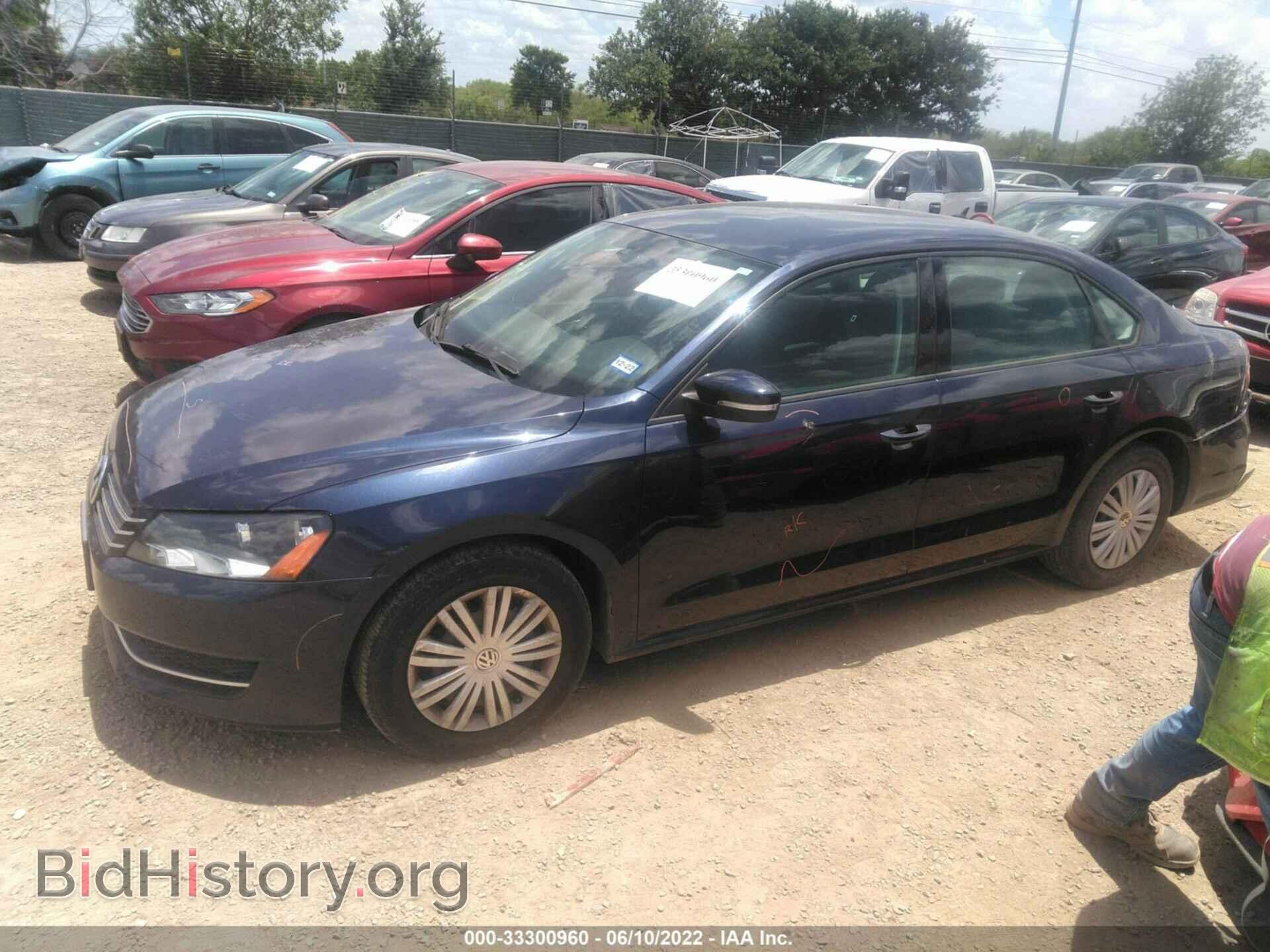 2014 VOLKSWAGEN PASSAT - VIN: 1VWAP7A31EC003901 - Фото 2