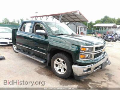 2014 Chevrolet SILVERADO 1500 LTZ, зеленый — VIN 3GCUKSEC3EG462193, IAAI