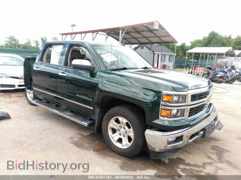 2014 Chevrolet SILVERADO 1500 LTZ (VIN 3GCUKSEC3EG462193) — фото 1 из 12, IAAI, повреждение: передняя и задняя часть