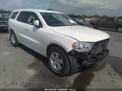 2011 Dodge DURANGO R/T, white — VIN 1D4SE6GTXBC682614, IAAI