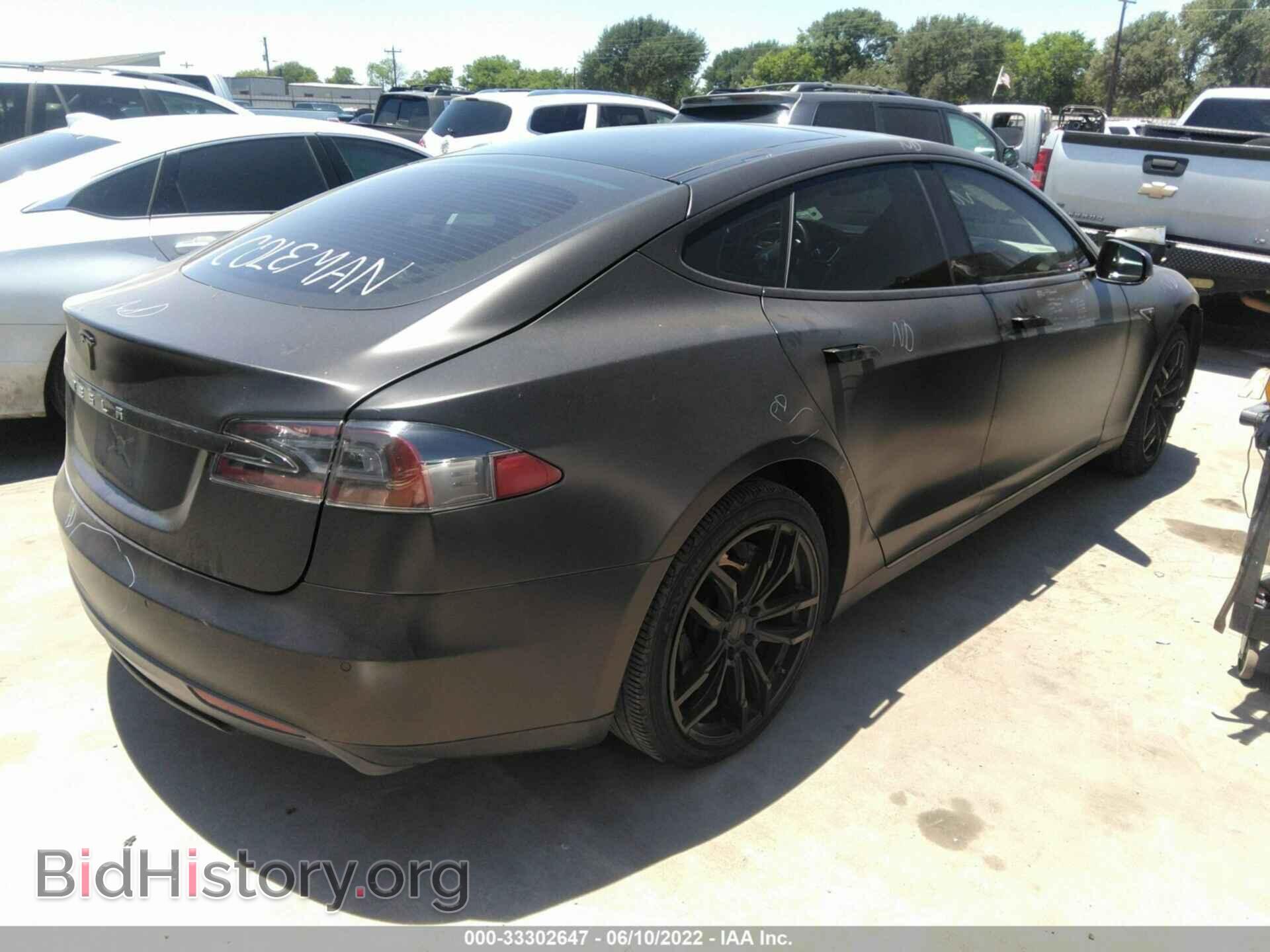2014 TESLA MODEL S - VIN: 5YJSA1H11EFP44403 - Фото 4