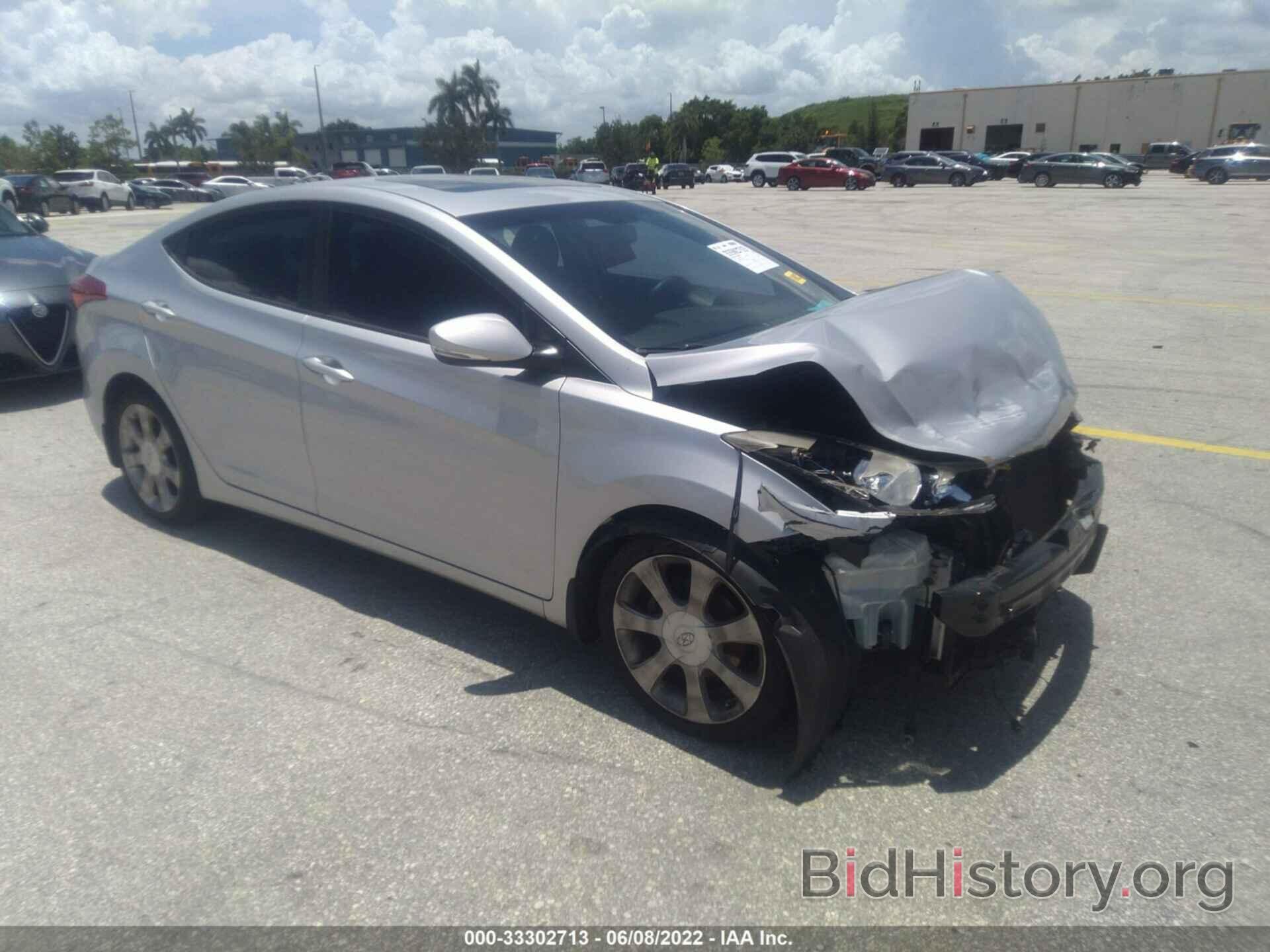 Photo KMHDH4AE1CU424176 - HYUNDAI ELANTRA 2012