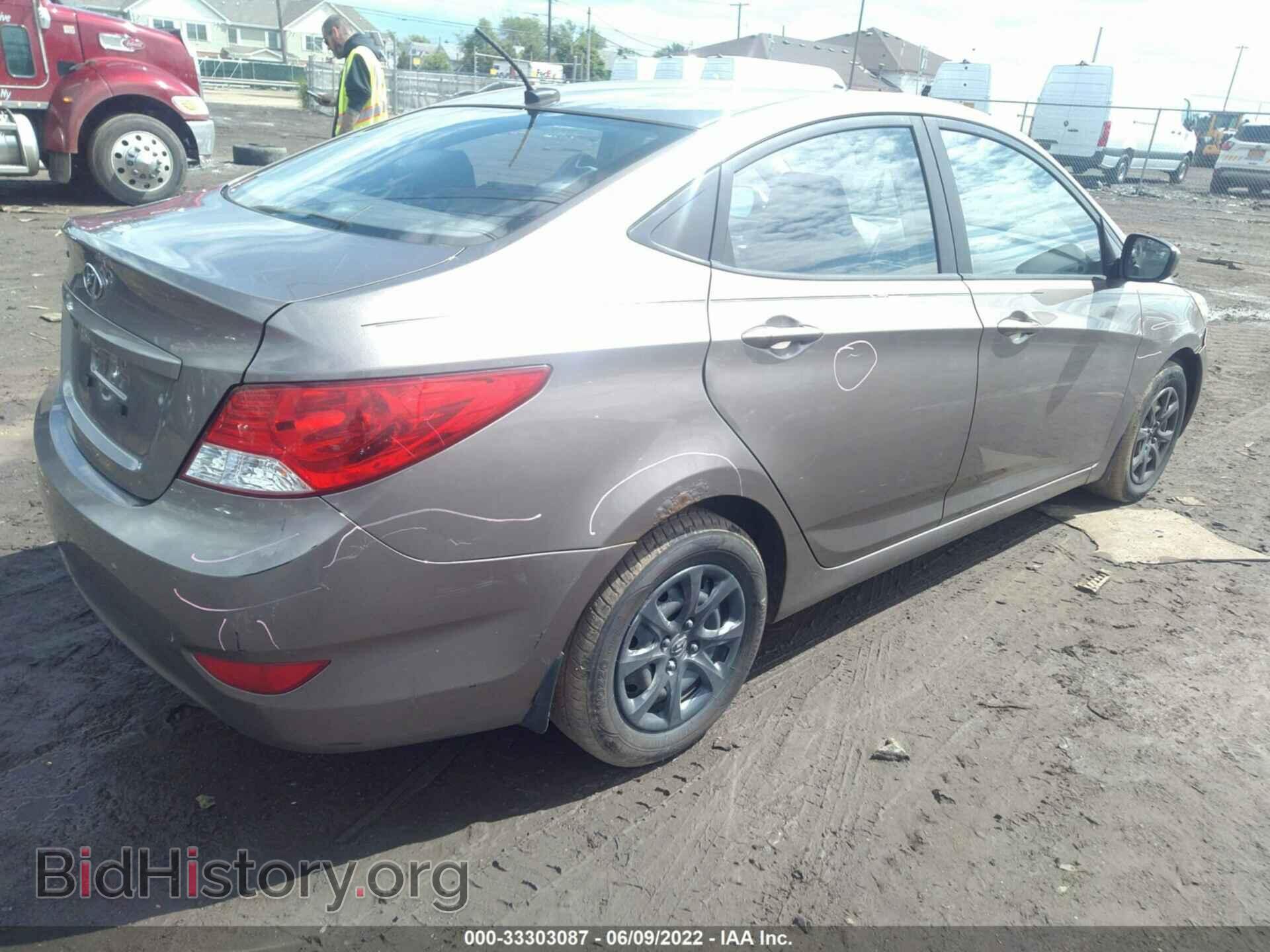 2013 HYUNDAI ACCENT - VIN: KMHCT4AE5DU273984 - Фото 4