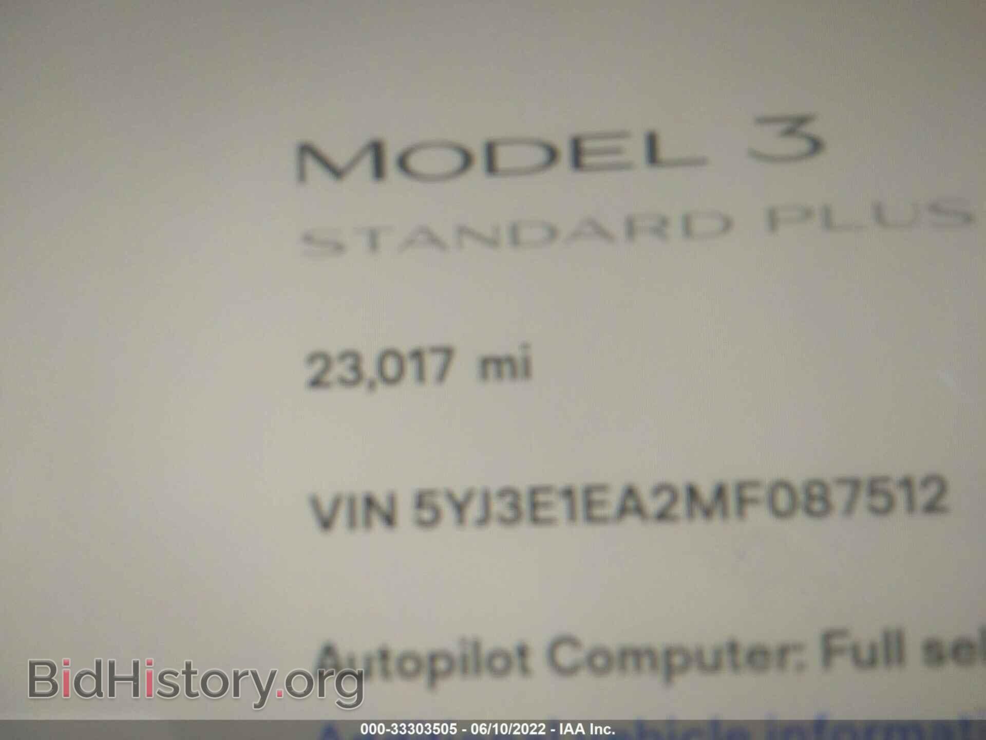 2021 TESLA MODEL 3 - VIN: 5YJ3E1EA2MF087512 - Photo 7