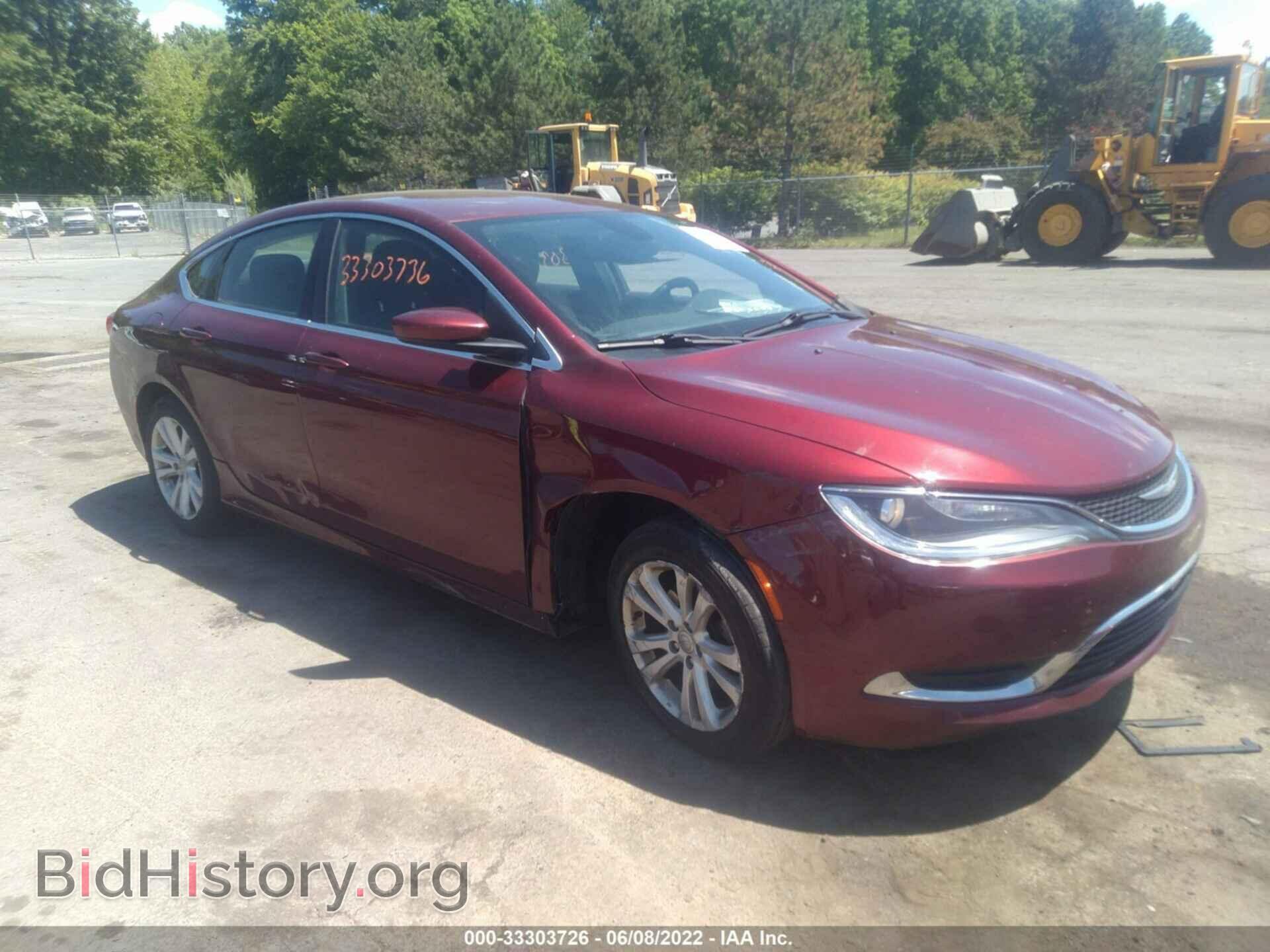 Фотография 1C3CCCAB7GN154521 - CHRYSLER 200 2016