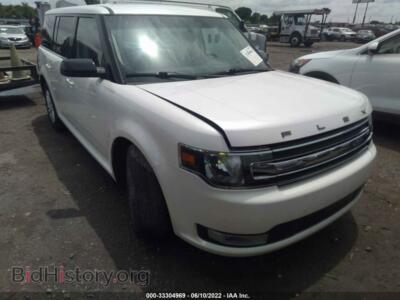 2013 Ford FLEX SEL, white — VIN 2FMGK5C81DBD15509, IAAI