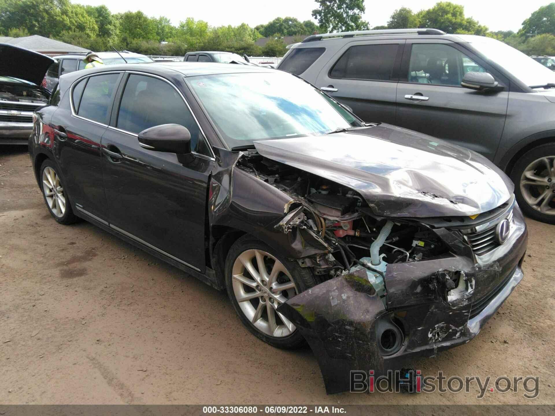 Photo JTHKD5BH3C2086280 - LEXUS CT 200H 2012