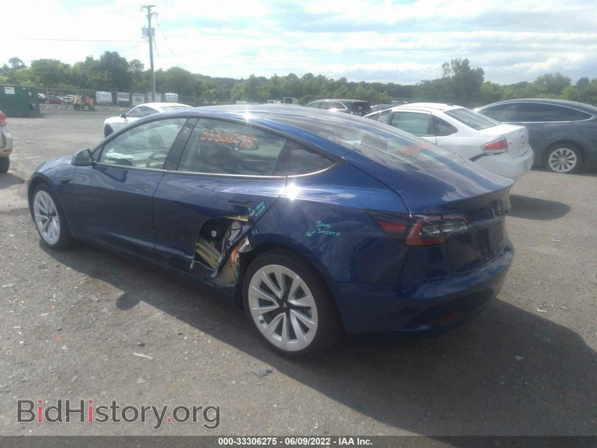 2022 TESLA MODEL 3 - VIN: 5YJ3E1EA7NF190233 - Фото 3