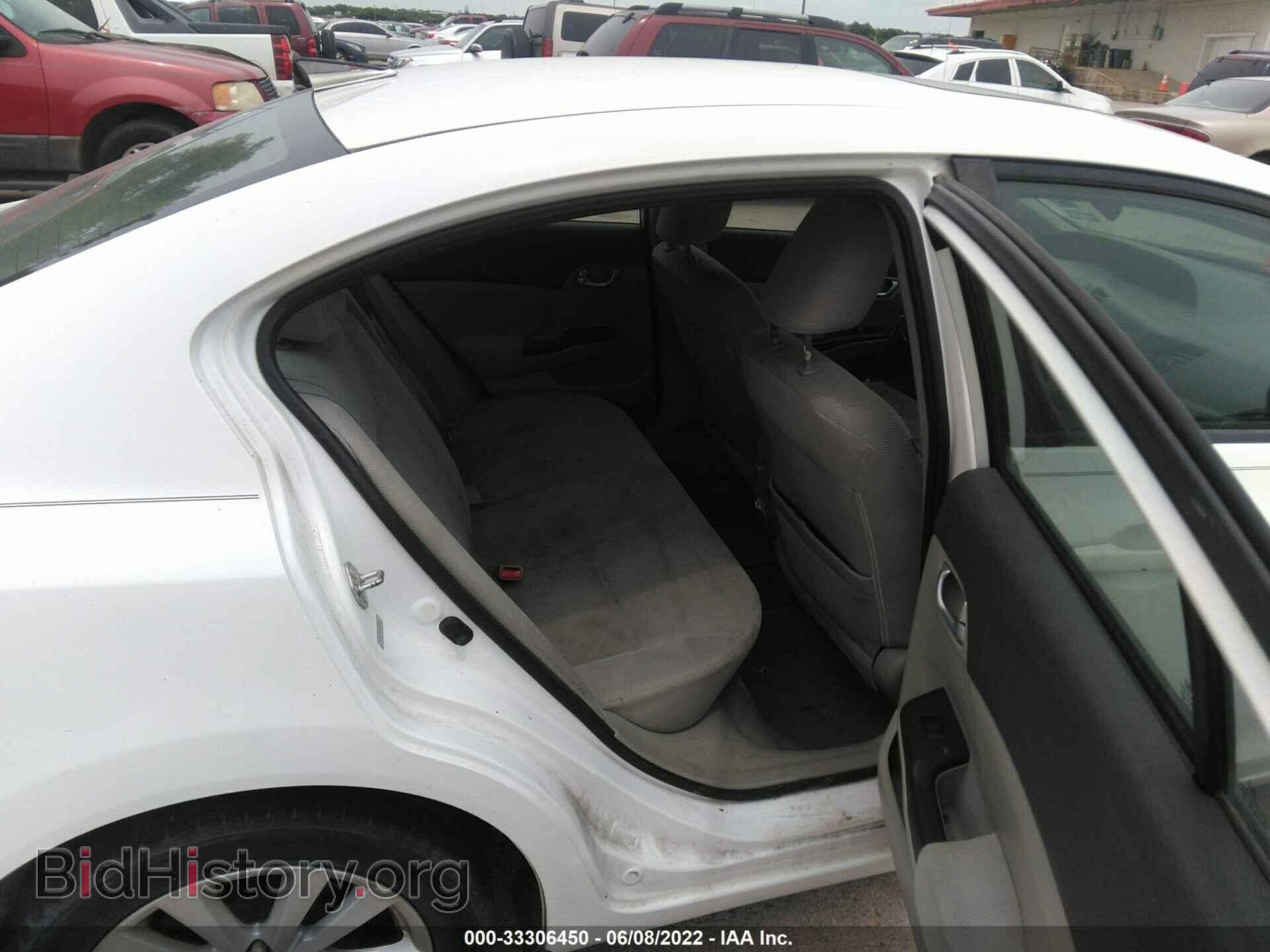 2012 HONDA CIVIC SDN - VIN: 2HGFB2F82CH310424 - Фото 8
