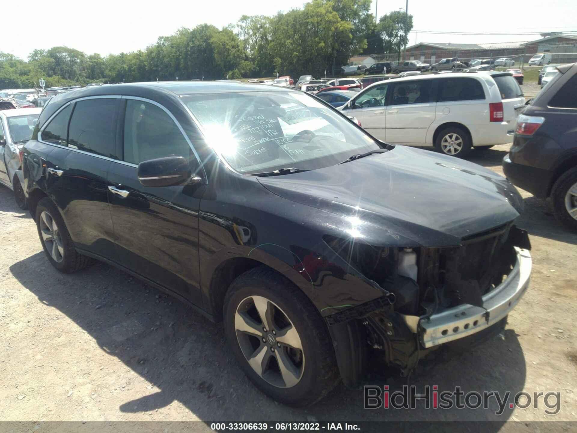 Photo 5FRYD4H22EB035120 - ACURA MDX 2014