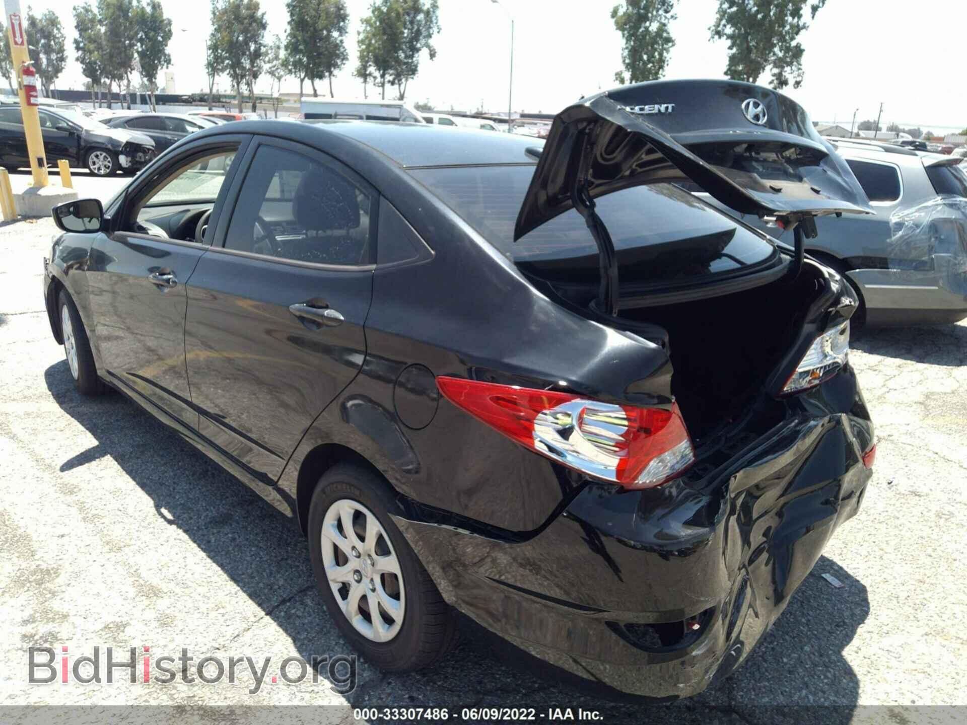 2014 HYUNDAI ACCENT - VIN: KMHCT4AE6EU767384 - Фото 3