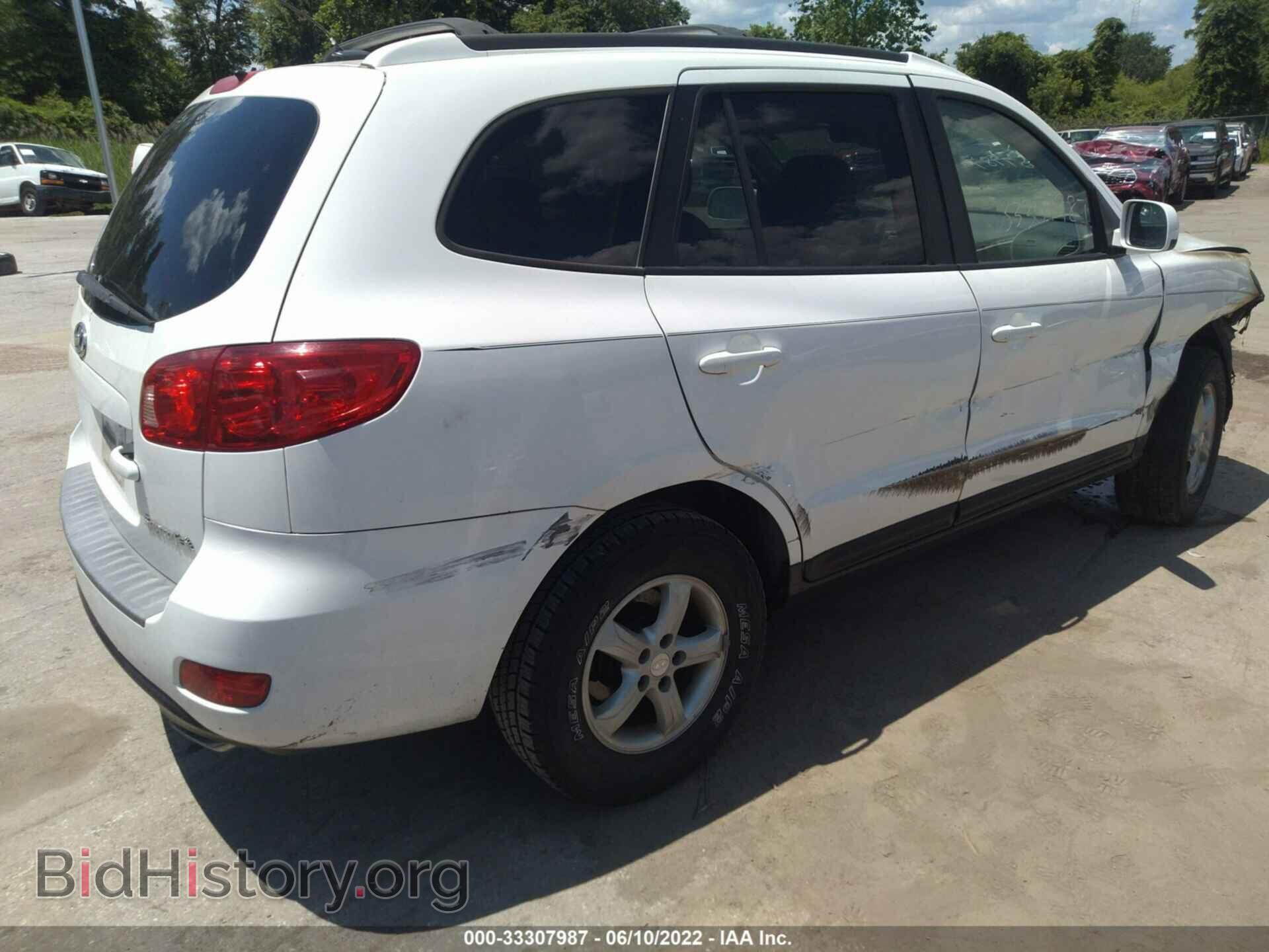 2007 HYUNDAI SANTA FE - VIN: 5NMSG13D47H075190 - Фото 4