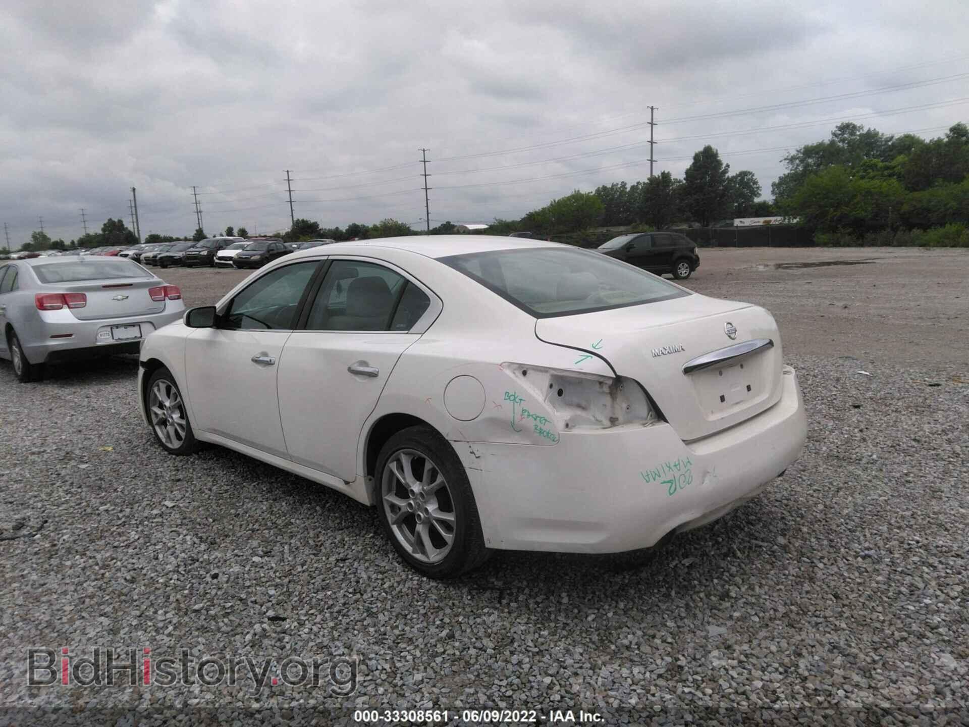 2012 NISSAN MAXIMA - VIN: 1N4AA5AP6CC852548 - Фото 3