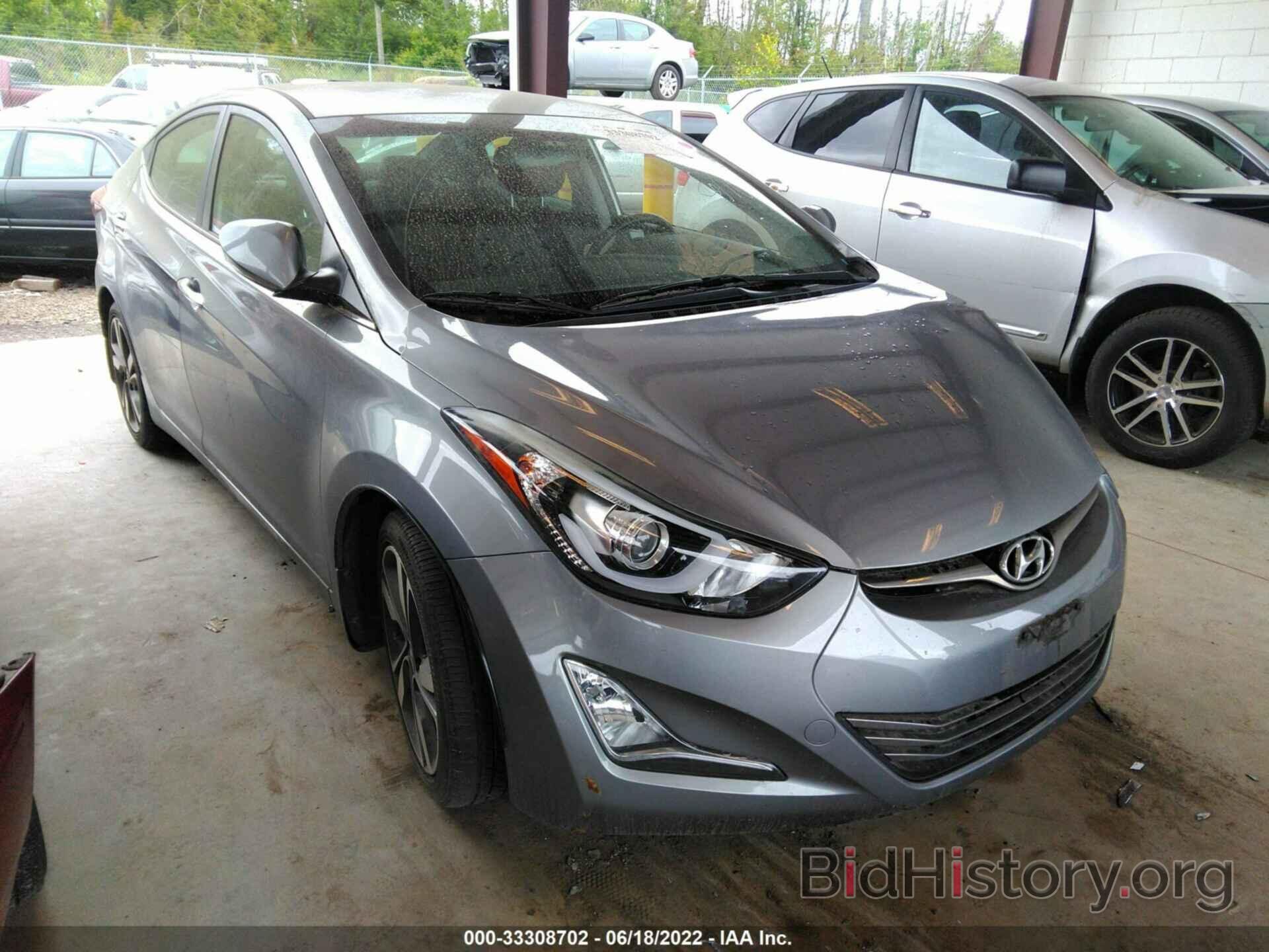 Photo KMHDH4AE1FU223835 - HYUNDAI ELANTRA 2015