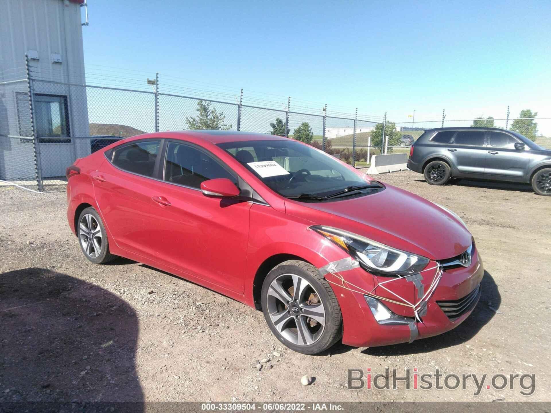 Photo KMHDH4AH2EU122313 - HYUNDAI ELANTRA 2014