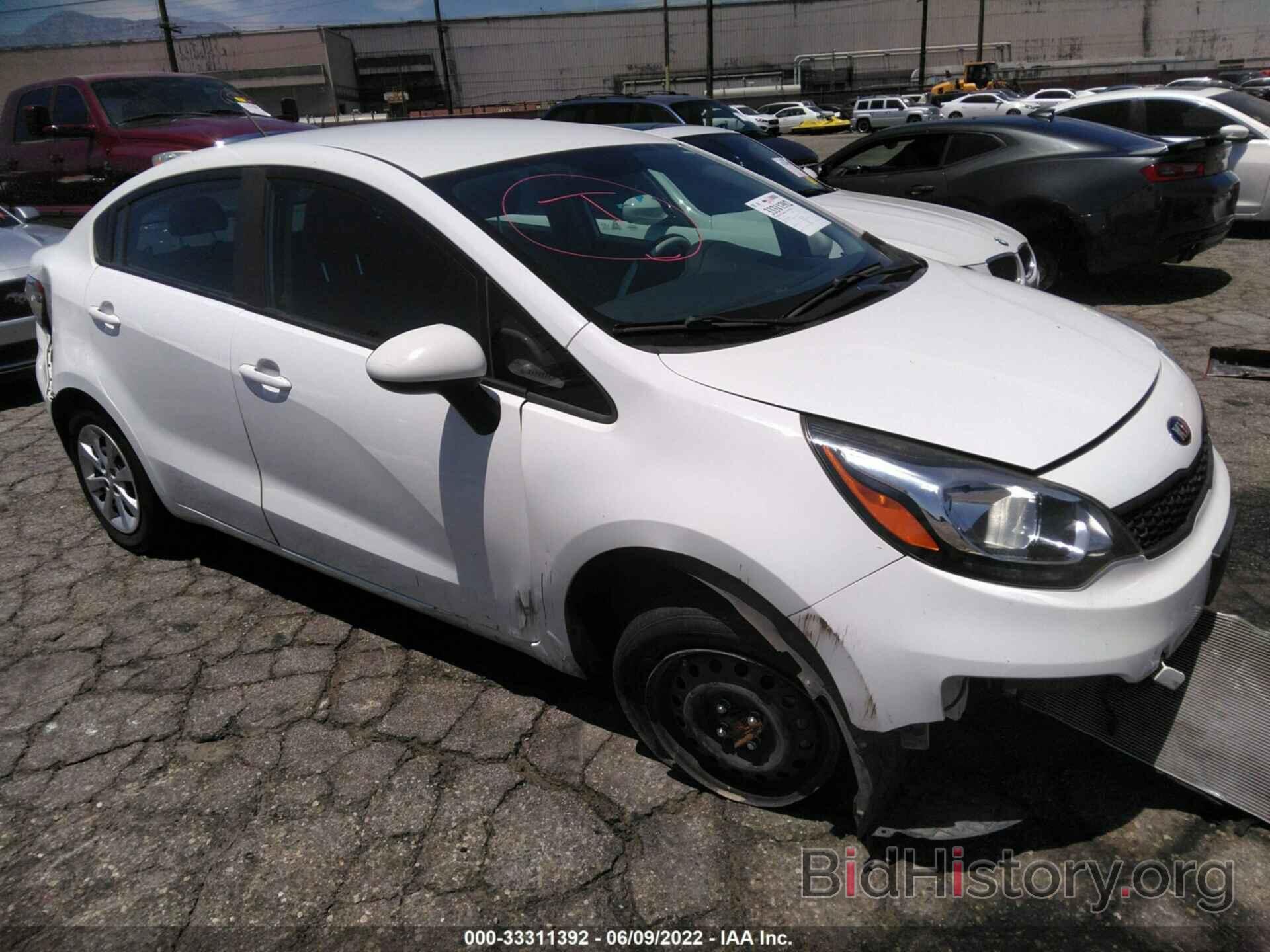 Photo KNADM4A35G6612382 - KIA RIO 2016