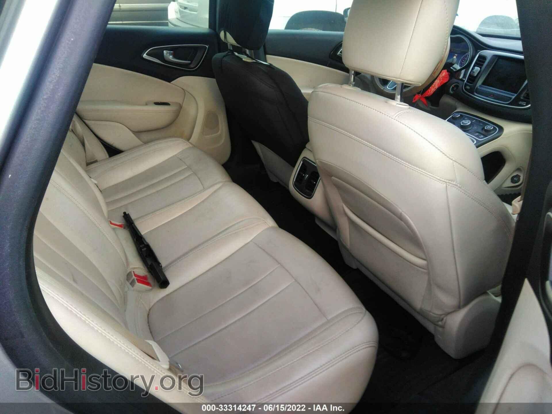 2016 CHRYSLER 200 - VIN: 1C3CCCCG1GN180380 - Фото 8
