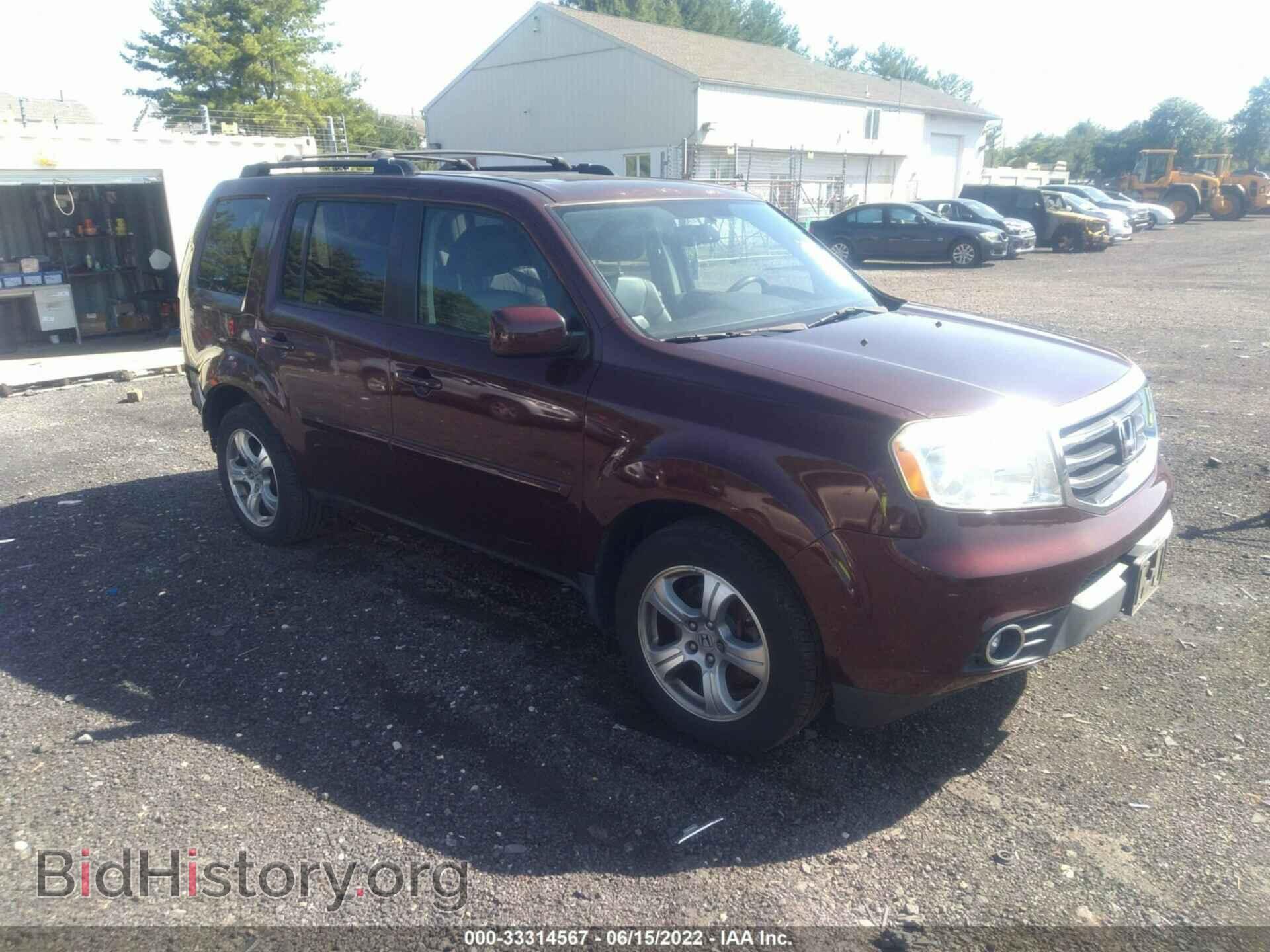 Photo 5FNYF4H6XDB070324 - HONDA PILOT 2013