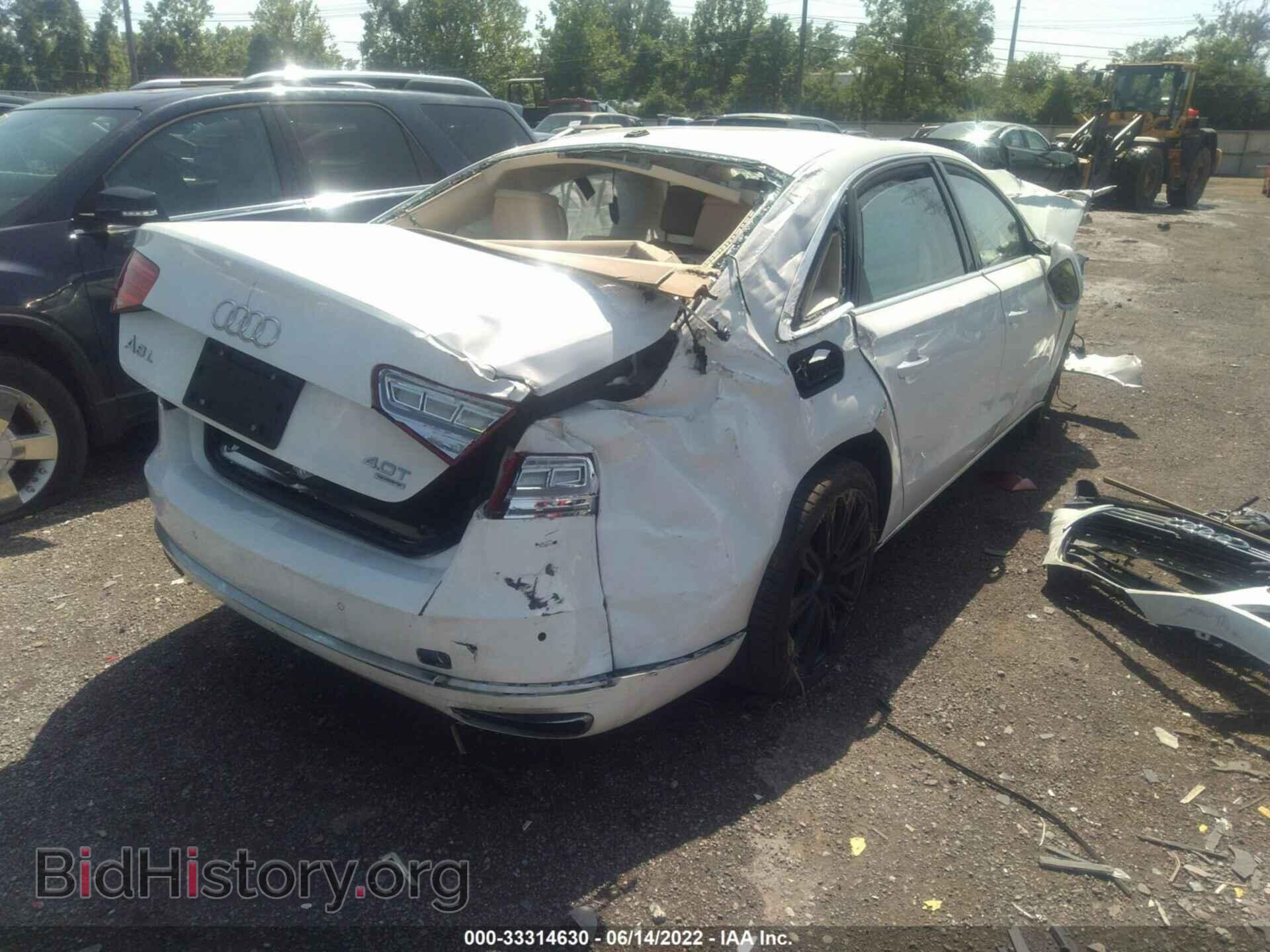 2013 AUDI A8 L - VIN: WAUR2AFD4DN028603 - Photo 4