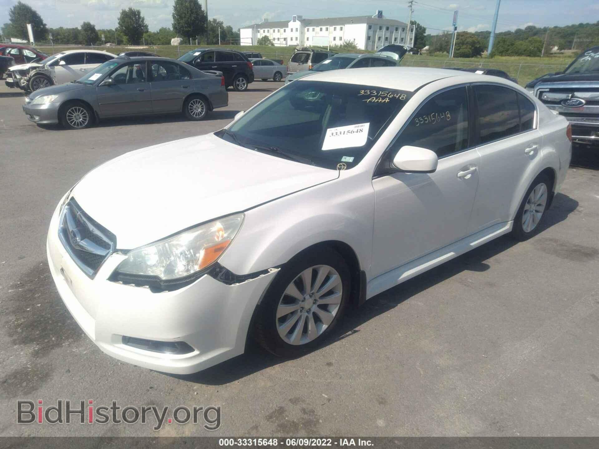 2011 SUBARU LEGACY - VIN: 4S3BMDJ62B2236955 - Фото 2