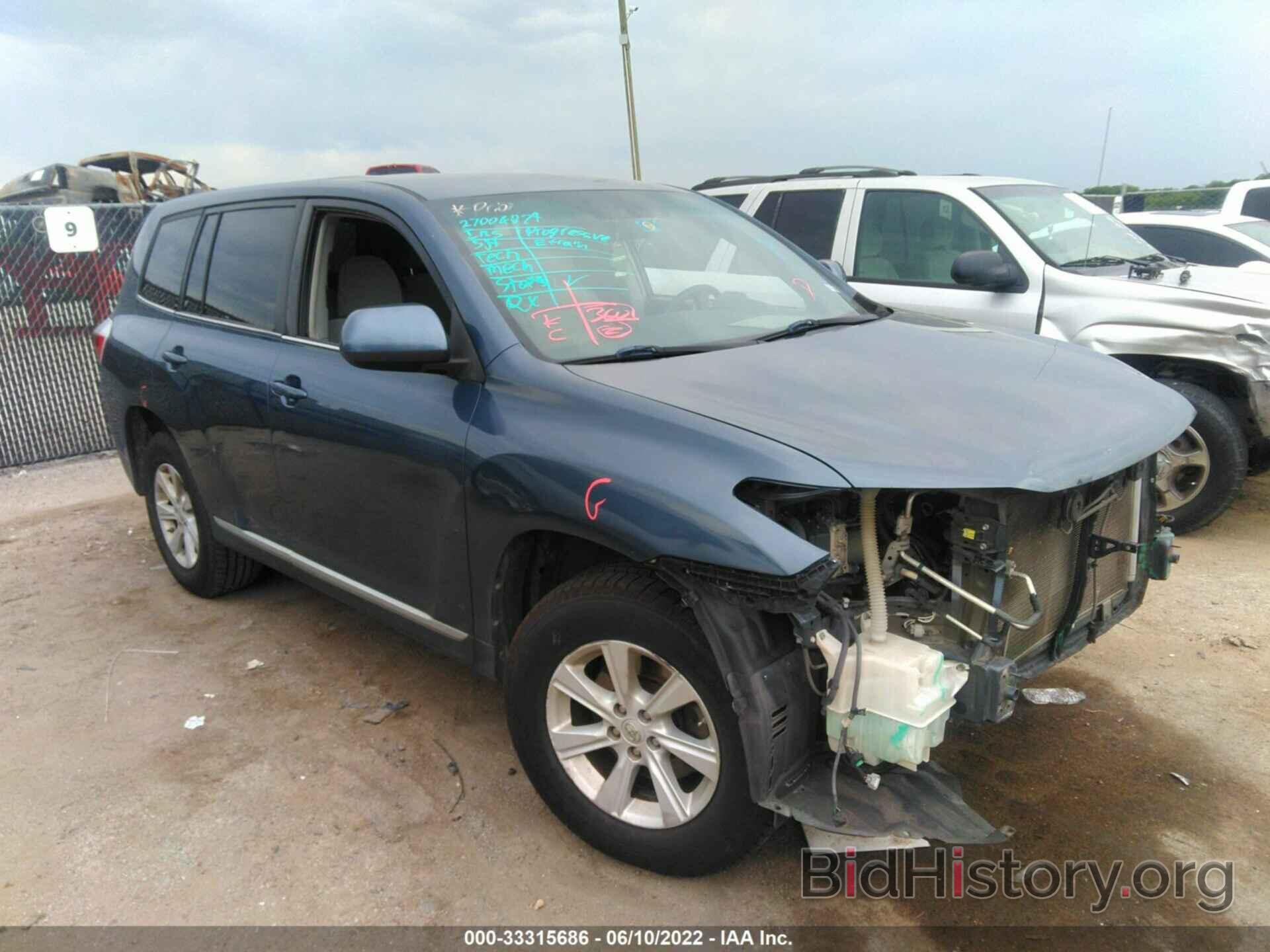 Фотография 5TDZA3EH1DS045410 - TOYOTA HIGHLANDER 2013