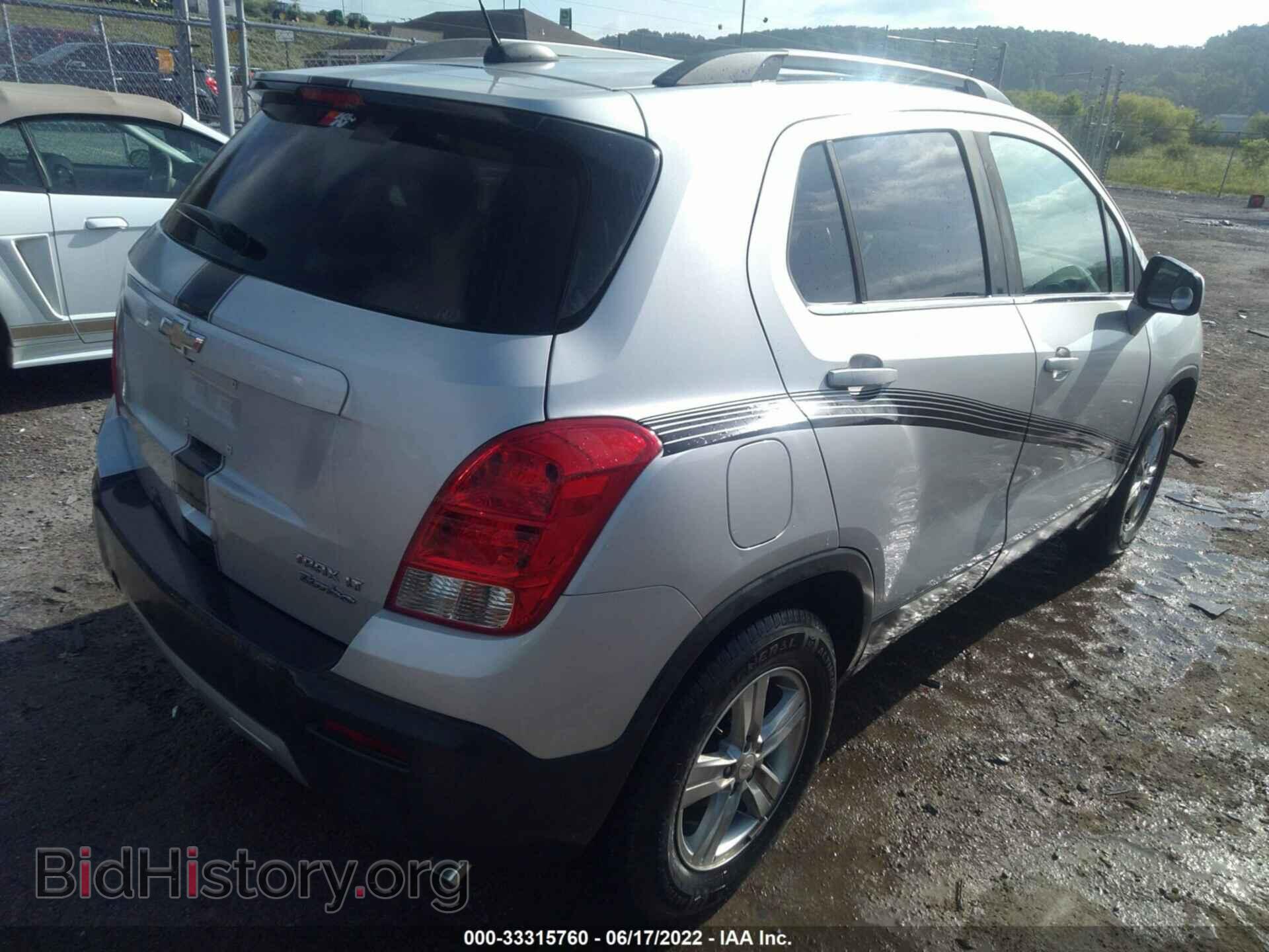 2016 CHEVROLET TRAX - VIN: 3GNCJLSB5GL274079 - Фото 4