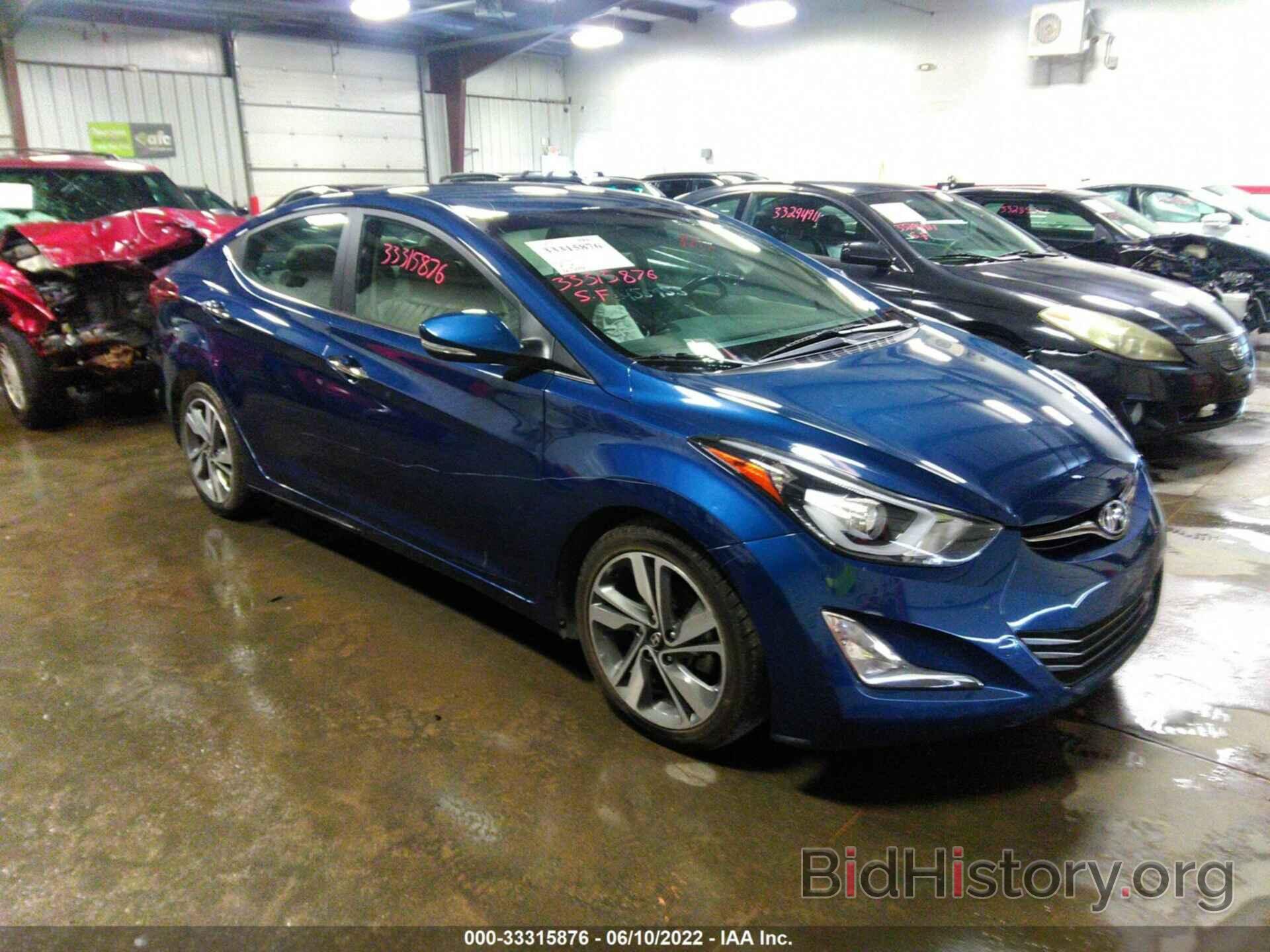 Photo KMHDH4AE5FU455953 - HYUNDAI ELANTRA 2015