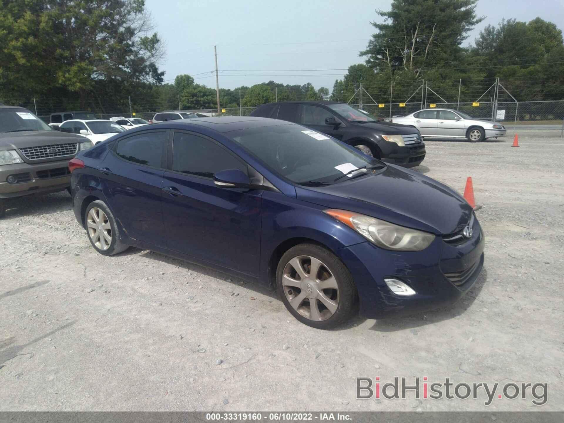 Photo 5NPDH4AE1CH084588 - HYUNDAI ELANTRA 2012