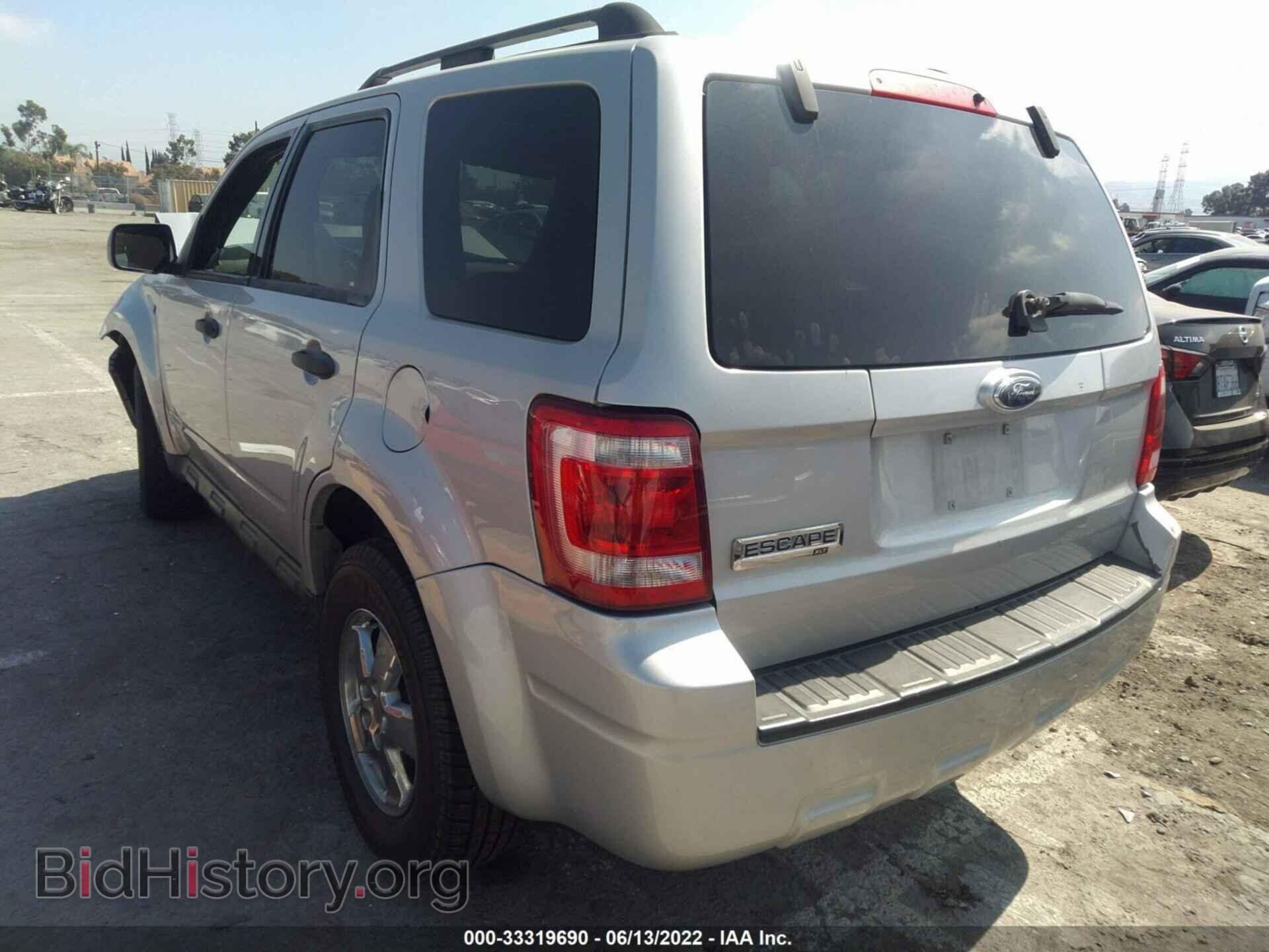 2008 FORD ESCAPE - VIN: 1FMCU03178KC91369 - Фото 3