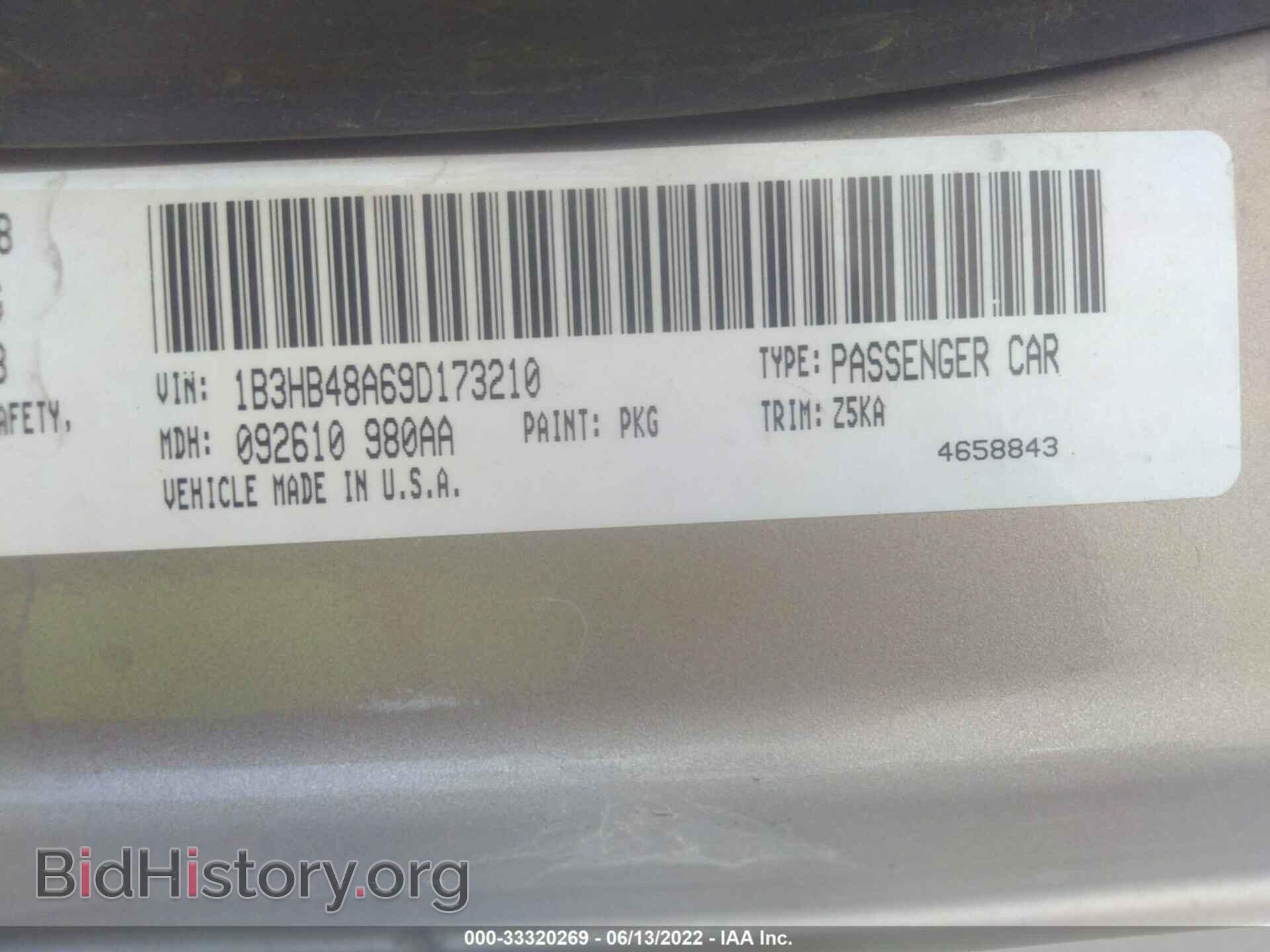 2009 DODGE CALIBER - VIN: 1B3HB48A69D173210 - Photo 9
