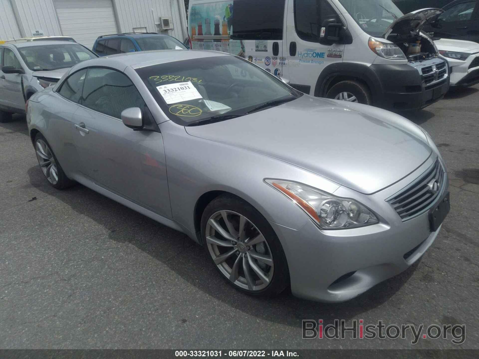 Photo JNKCV66E59M720841 - INFINITI G37 CONVERTIBLE 2009