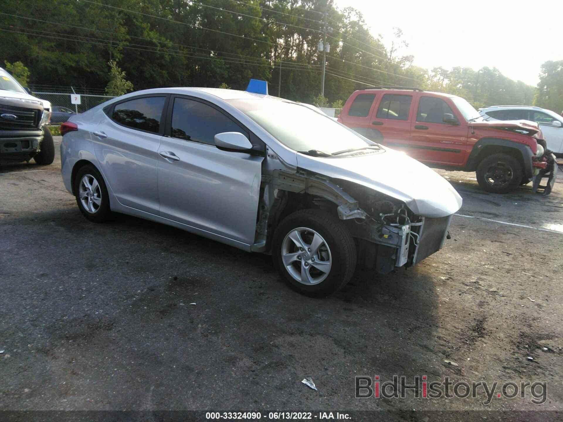 Photo 5NPDH4AE8EH480486 - HYUNDAI ELANTRA 2014