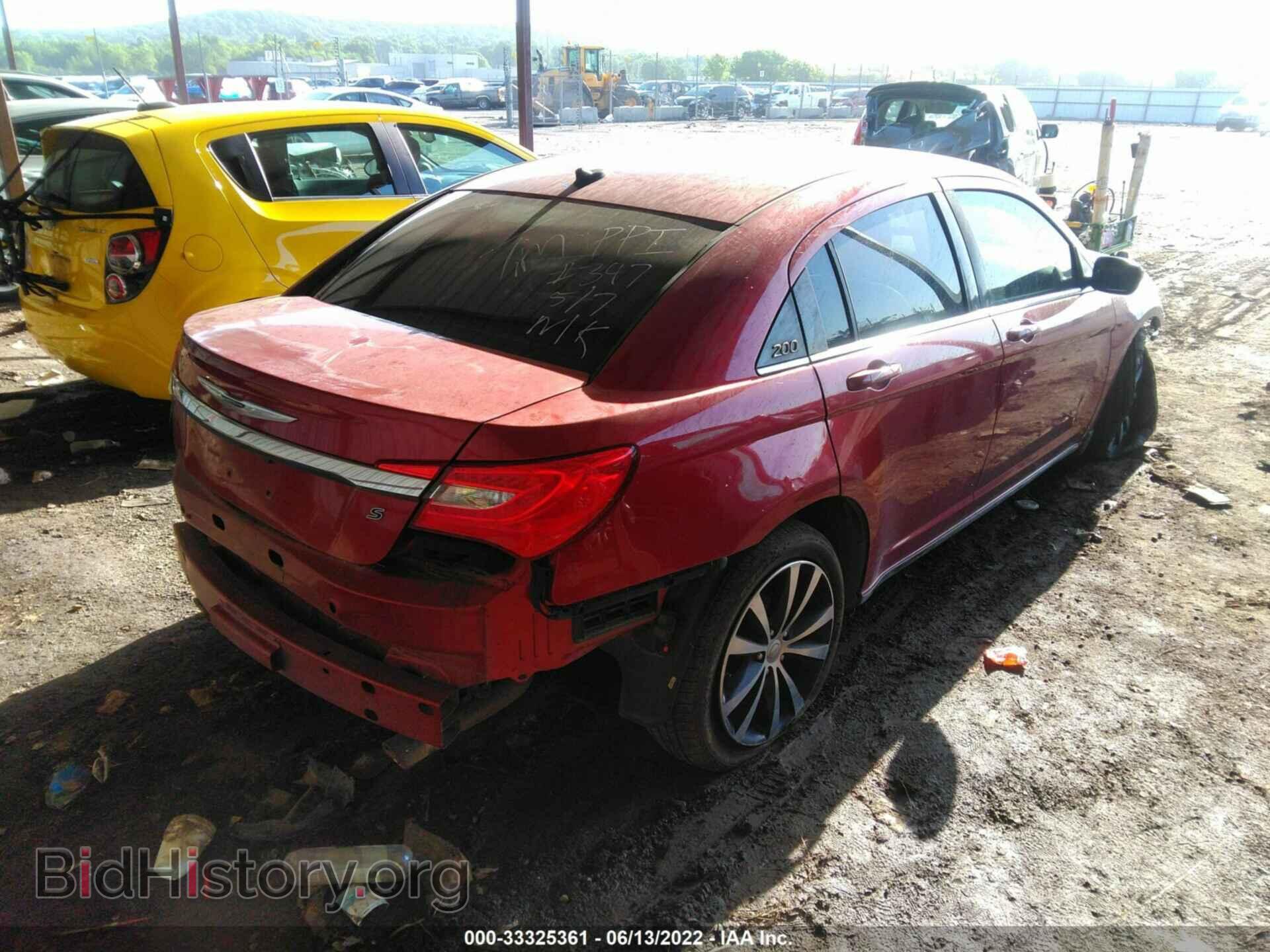 2013 CHRYSLER 200 - VIN: 1C3CCBCGXDN621039 - Фото 4