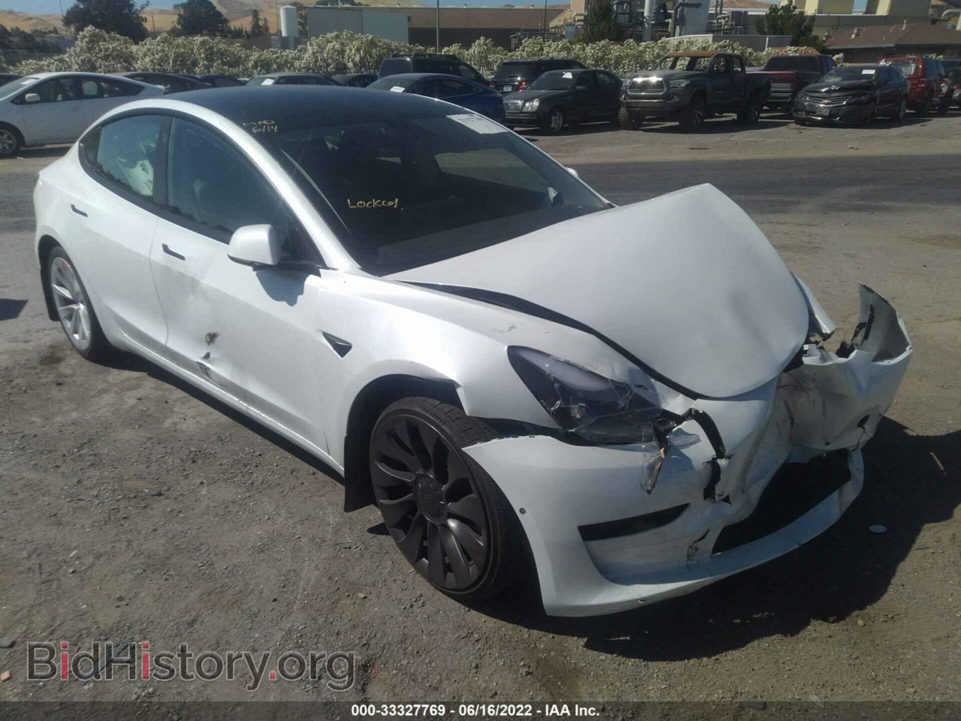 Photo 5YJ3E1EC0MF999296 - TESLA MODEL 3 2021