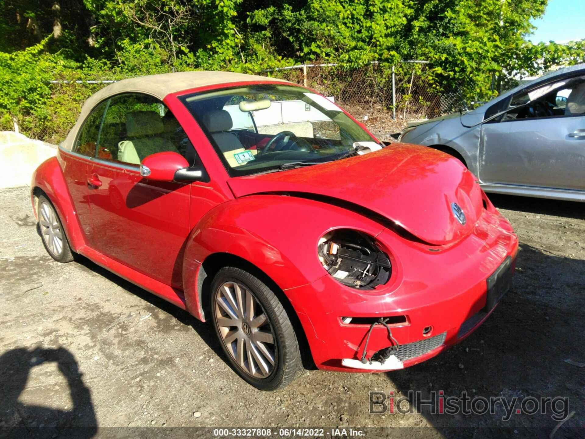 Photo 3VWRF31Y08M402599 - VOLKSWAGEN NEW BEETLE CONVERTIBLE 2008