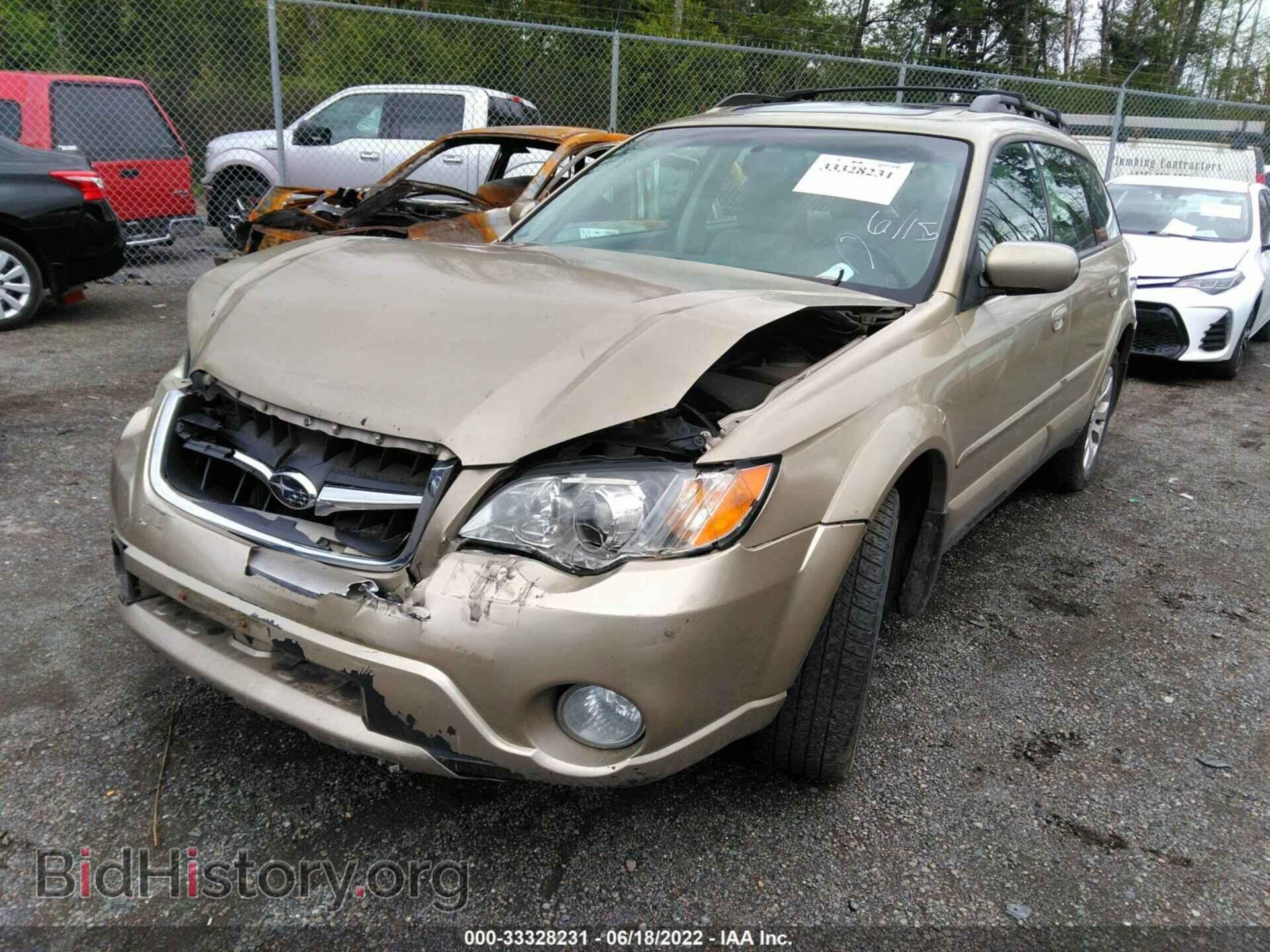 2008 SUBARU OUTBACK - VIN: 4S4BP62C887357875 - Фото 2