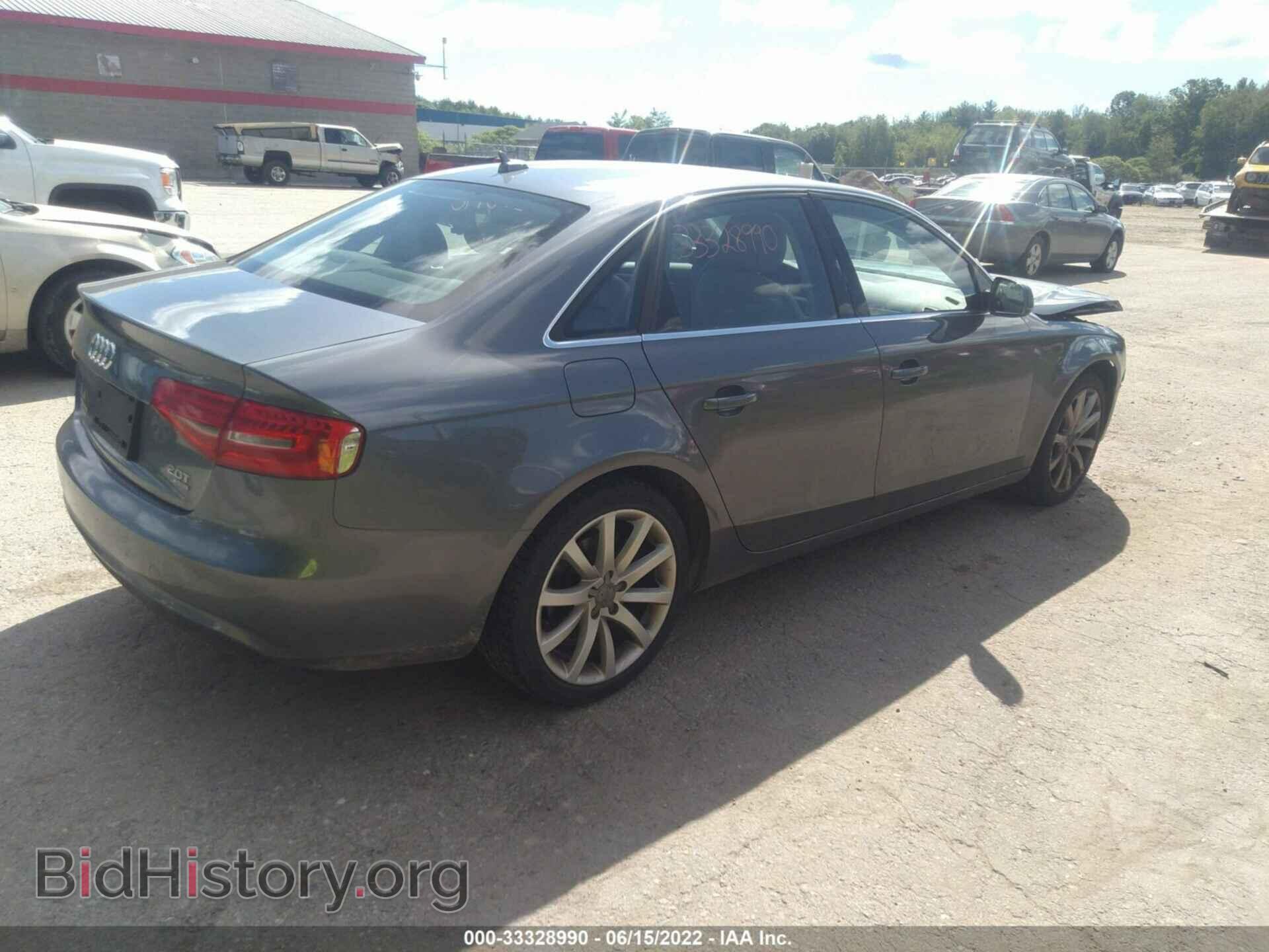 2013 AUDI A4 - VIN: WAUFFAFL9DN038977 - Фото 4