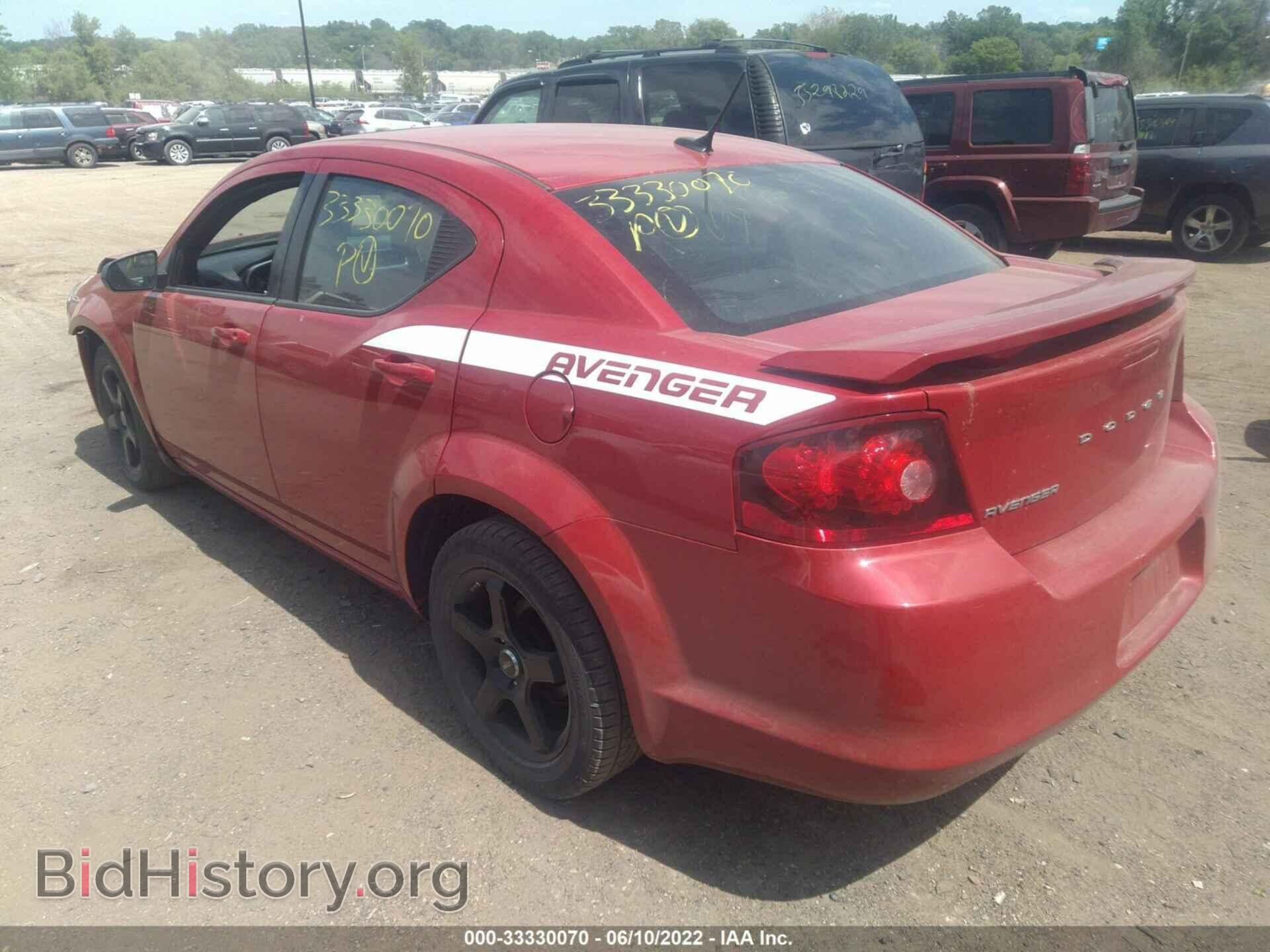 2013 DODGE AVENGER - VIN: 1C3CDZAB6DN726108 - Фото 3
