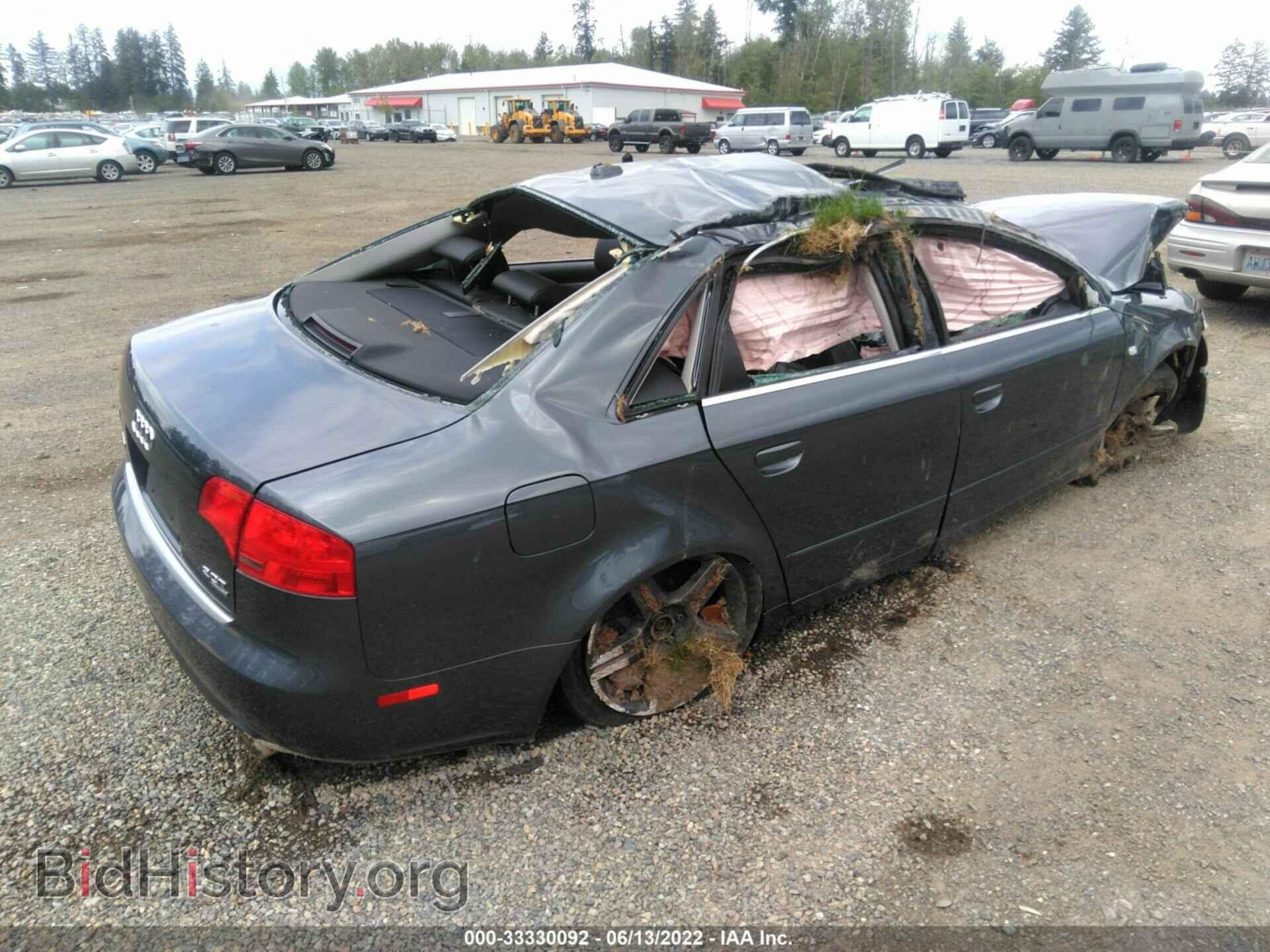 2007 AUDI A4 - VIN: WAUDF78E37A253050 - Фото 4